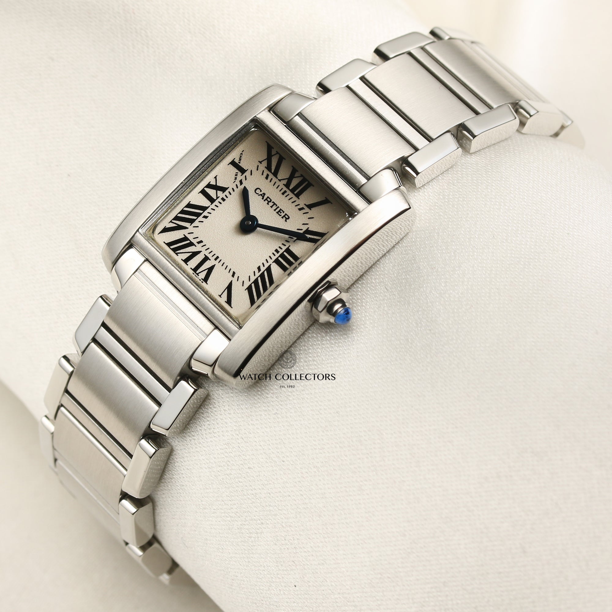 Cartier Tank Francaisse Stainless Steel Second Hand Watch Collectors 3