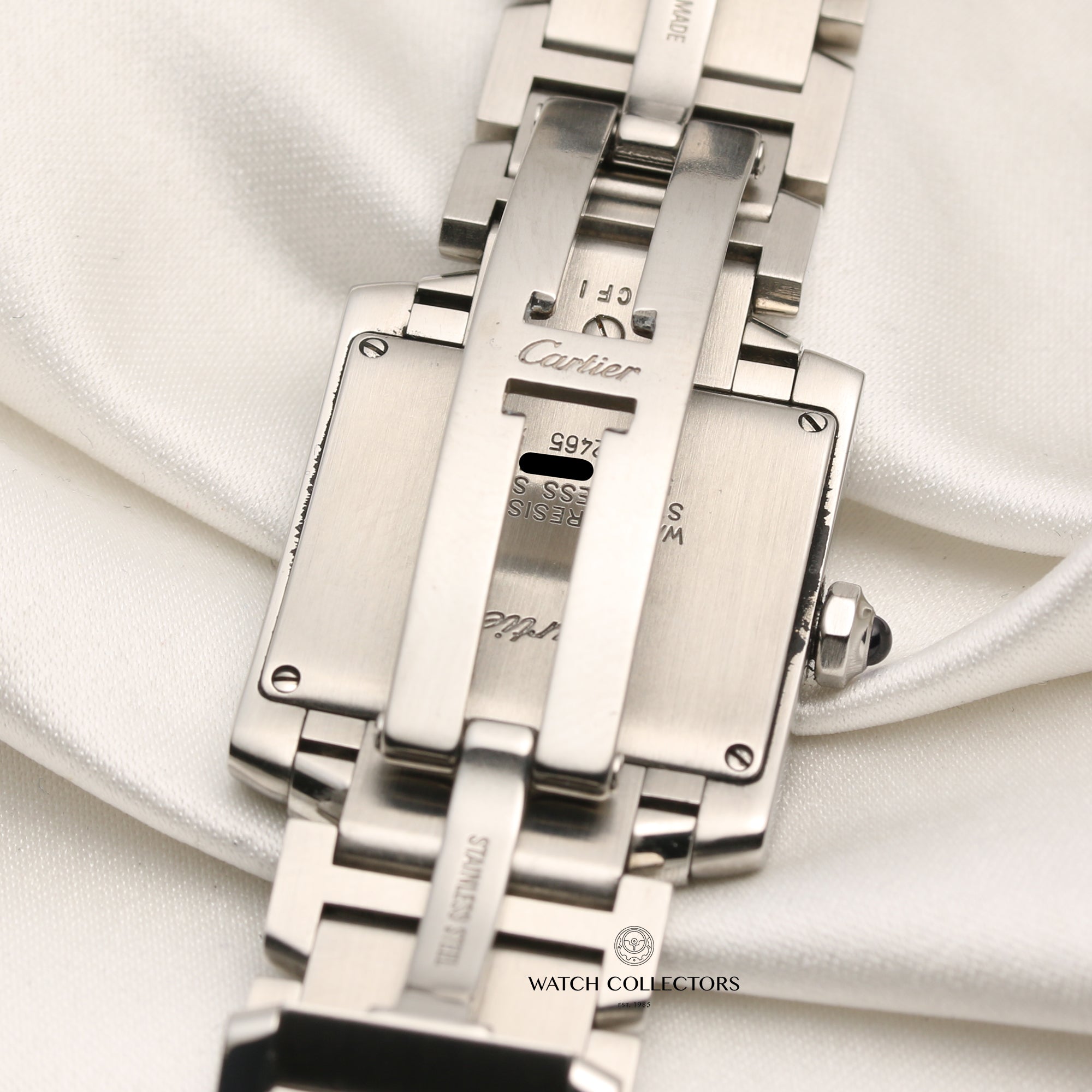 Cartier Tank Francaisse Stainless Steel Second Hand Watch Collectors 7