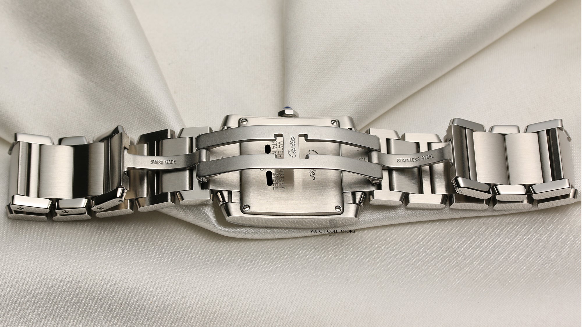 Cartier Tank Franscaise Midsize Stainless Steel Second Hand Watch Collectors 6