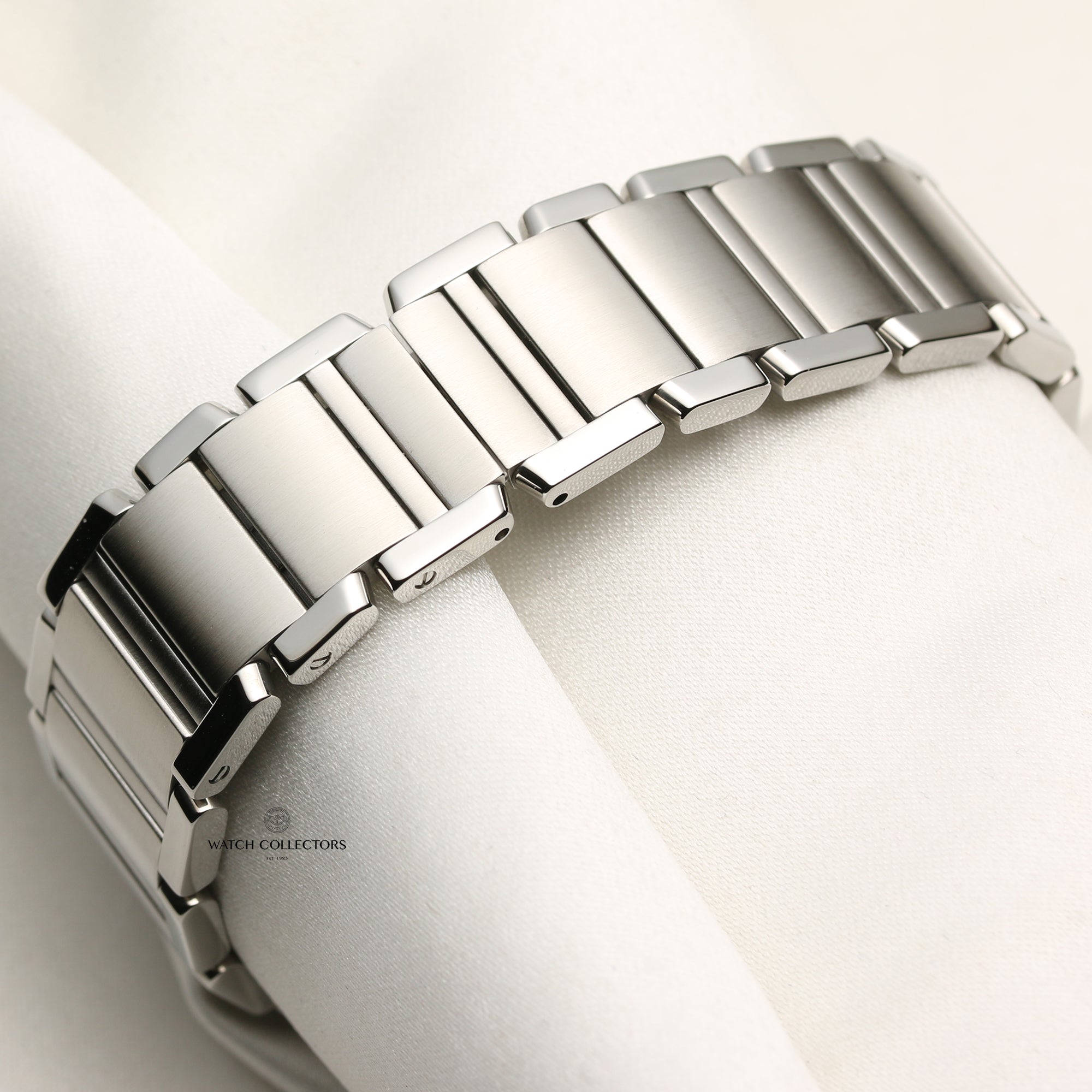 Cartier Tank Franscaise Midsize Stainless Steel Second Hand Watch Collectors 7