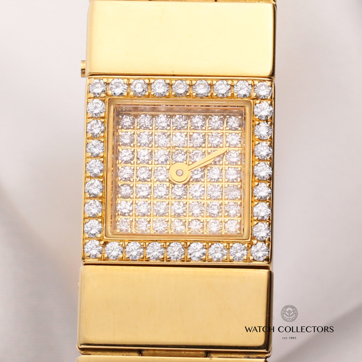 Cartier-Tank-Lingot-1705-Diamond-18K-Yellow-Gold-Second-Hand-Watch-Collectors-2