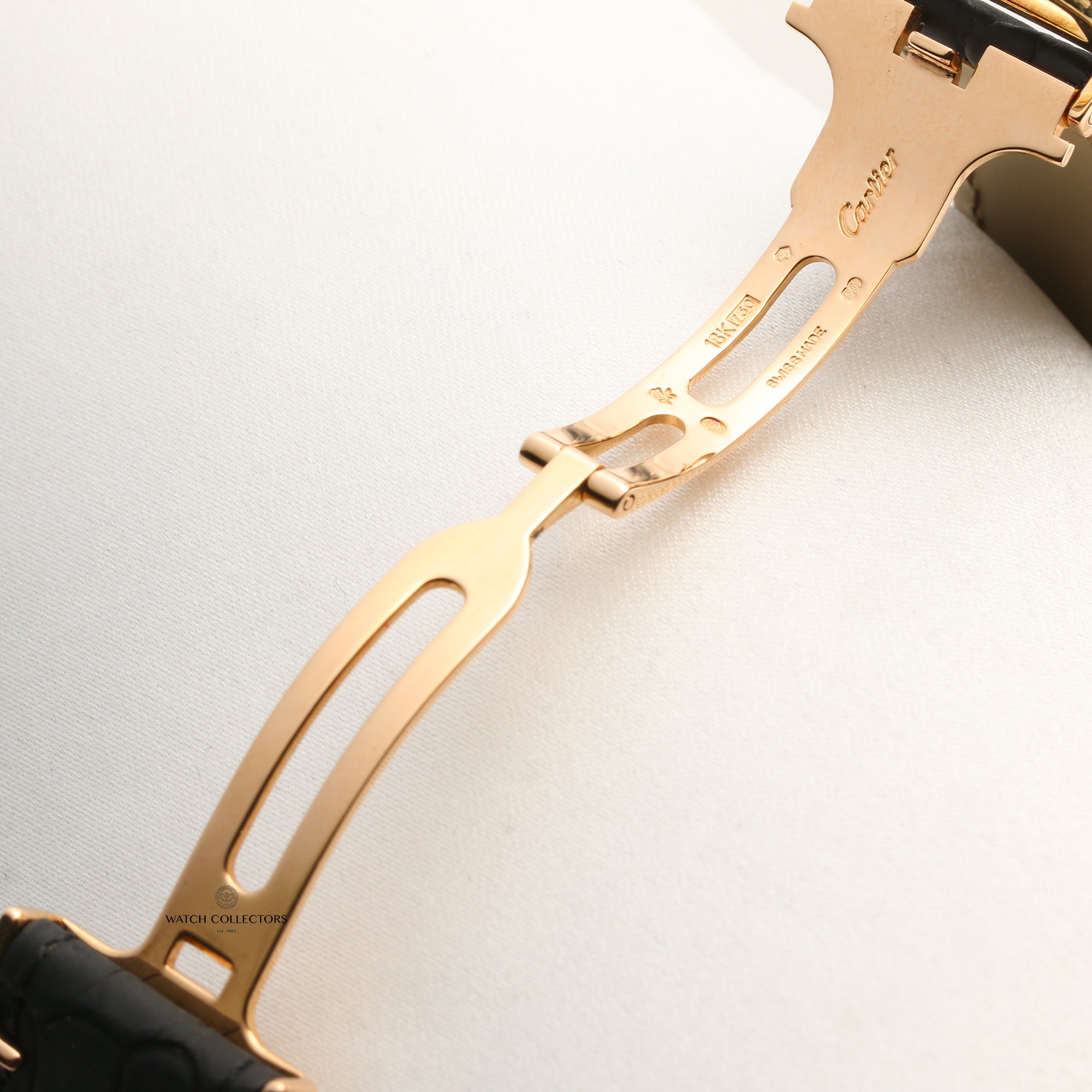 Cartier Tank Paris 18K Yellow Gold Second Hand Watch Collectors 10