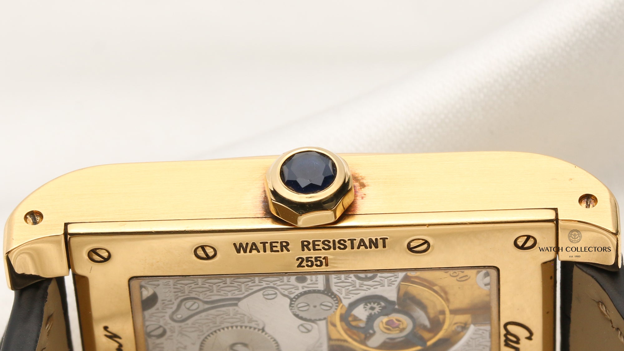 Cartier Tank Paris 18K Yellow Gold Second Hand Watch Collectors 6