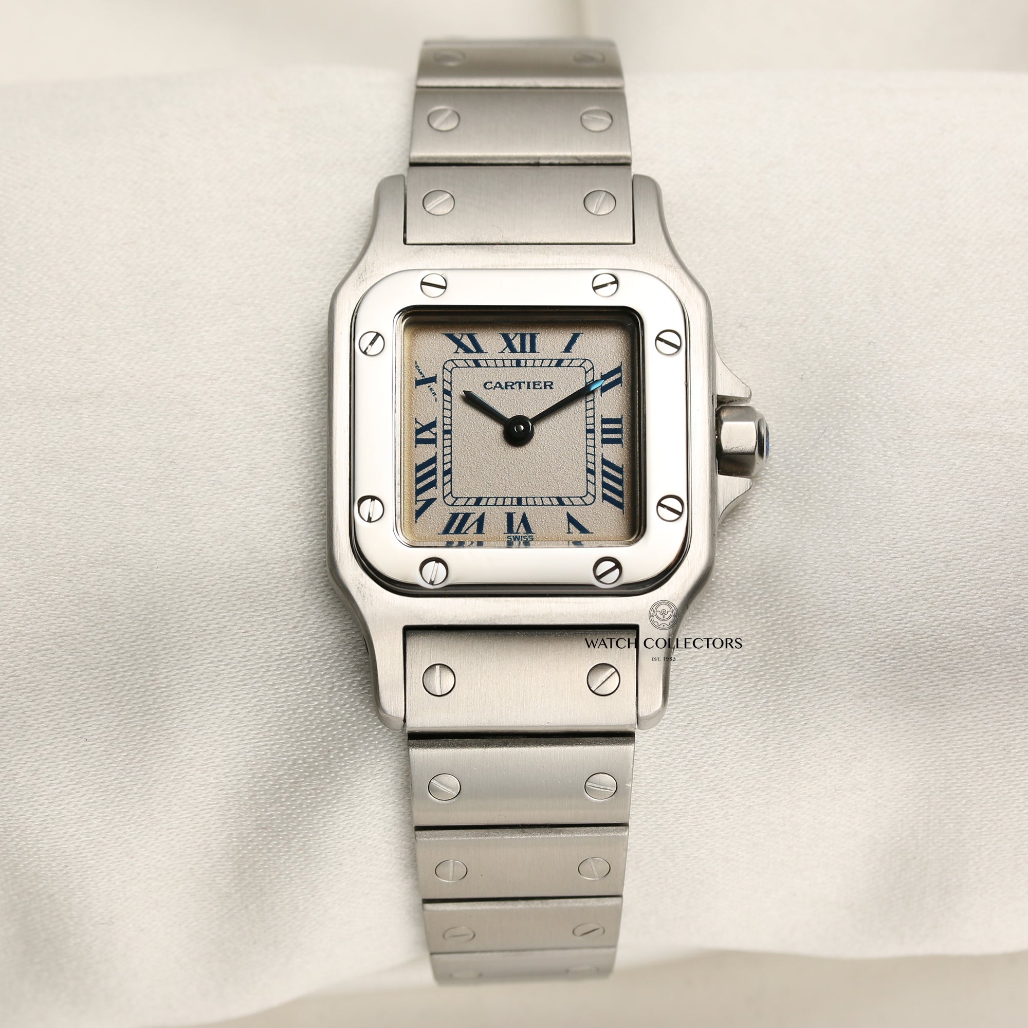 Cartier Santos Stainless Steel Cartier Lady Santos 1565 Stainless
