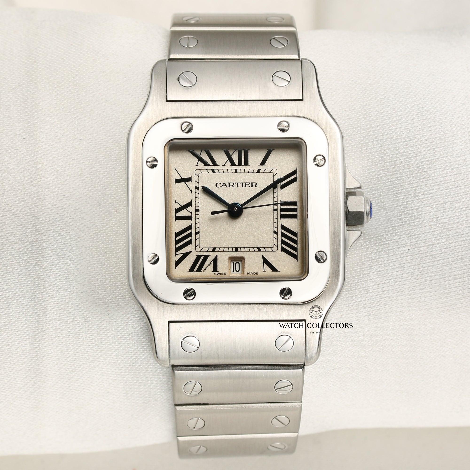 Cartier Tank Santos Stainless Steel Second Hand Watch Collectors 1