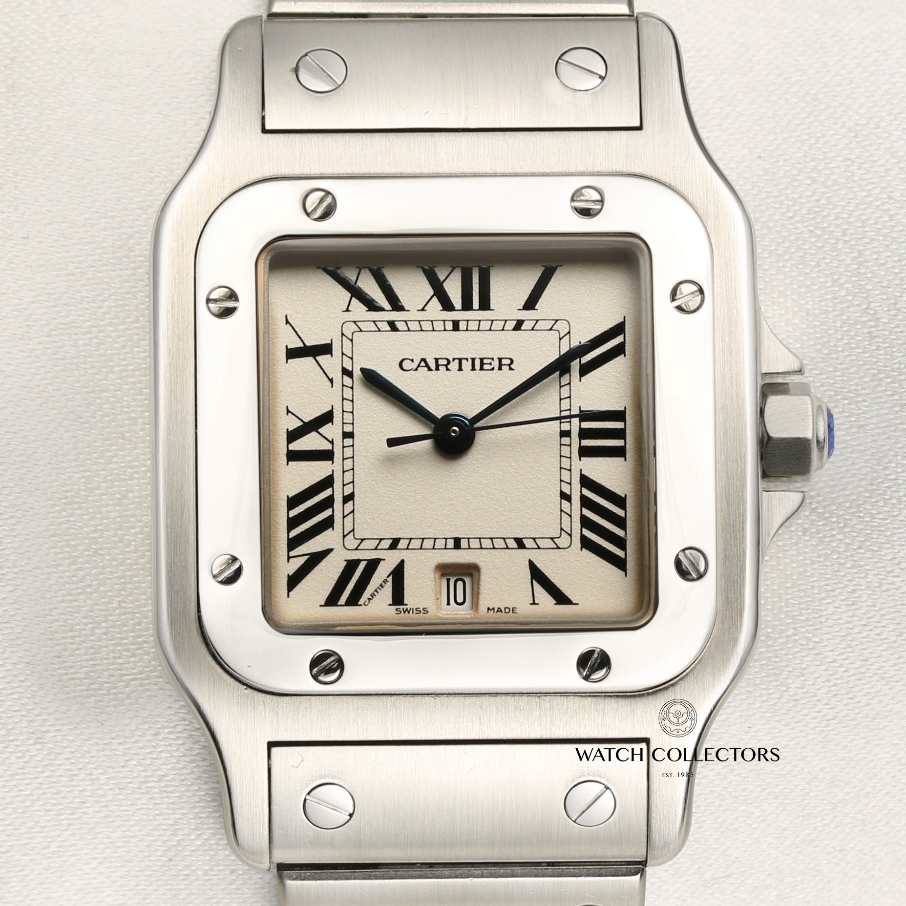 Cartier Tank Santos Stainless Steel Second Hand Watch Collectors 2