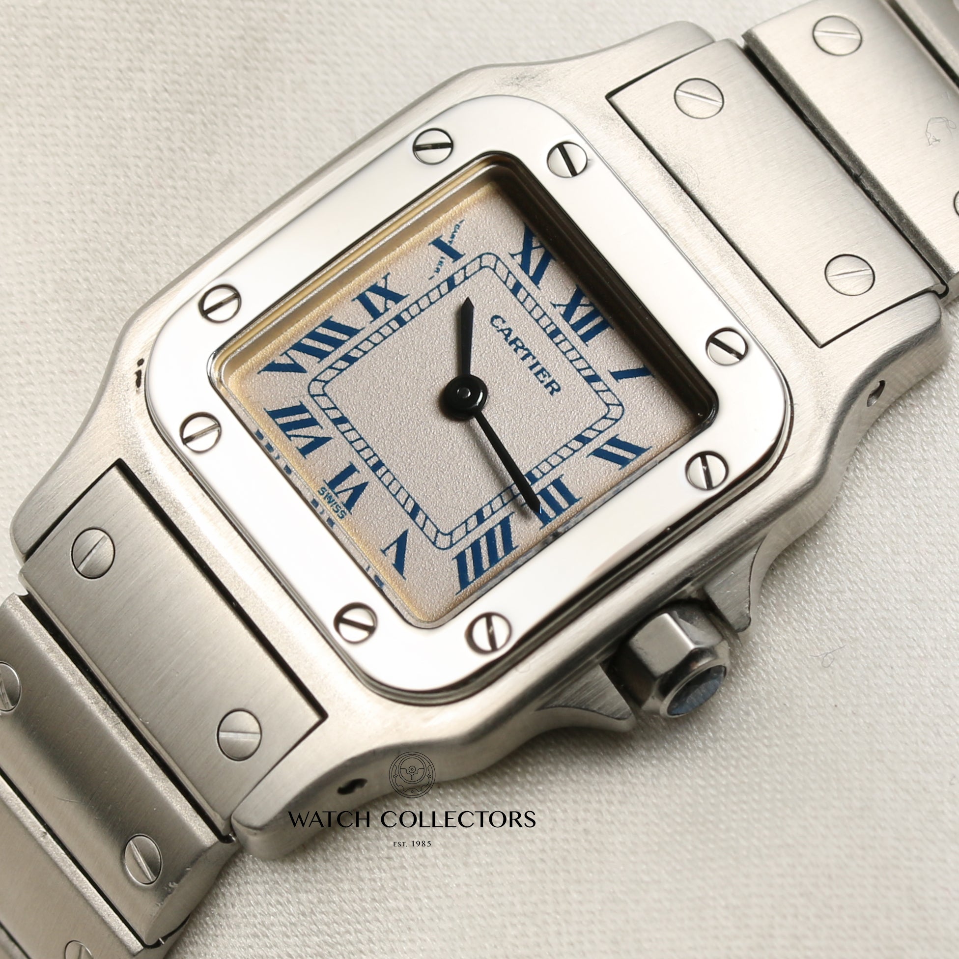 Cartier Tank Santos Stainless Steel Second Hand Watch Collectors 4