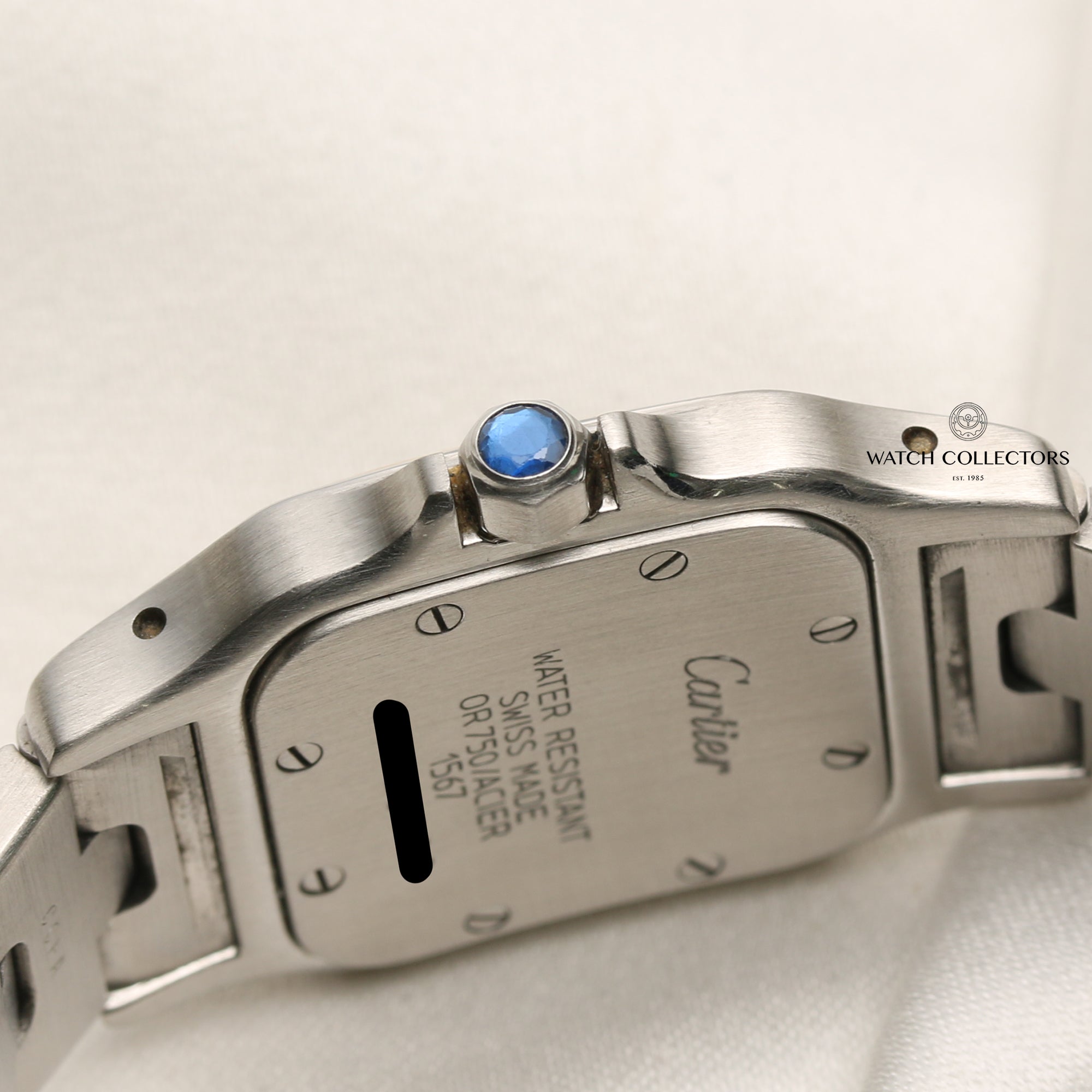 Cartier Tank Santos Steel & Gold Second Hand Watch Collectors 5