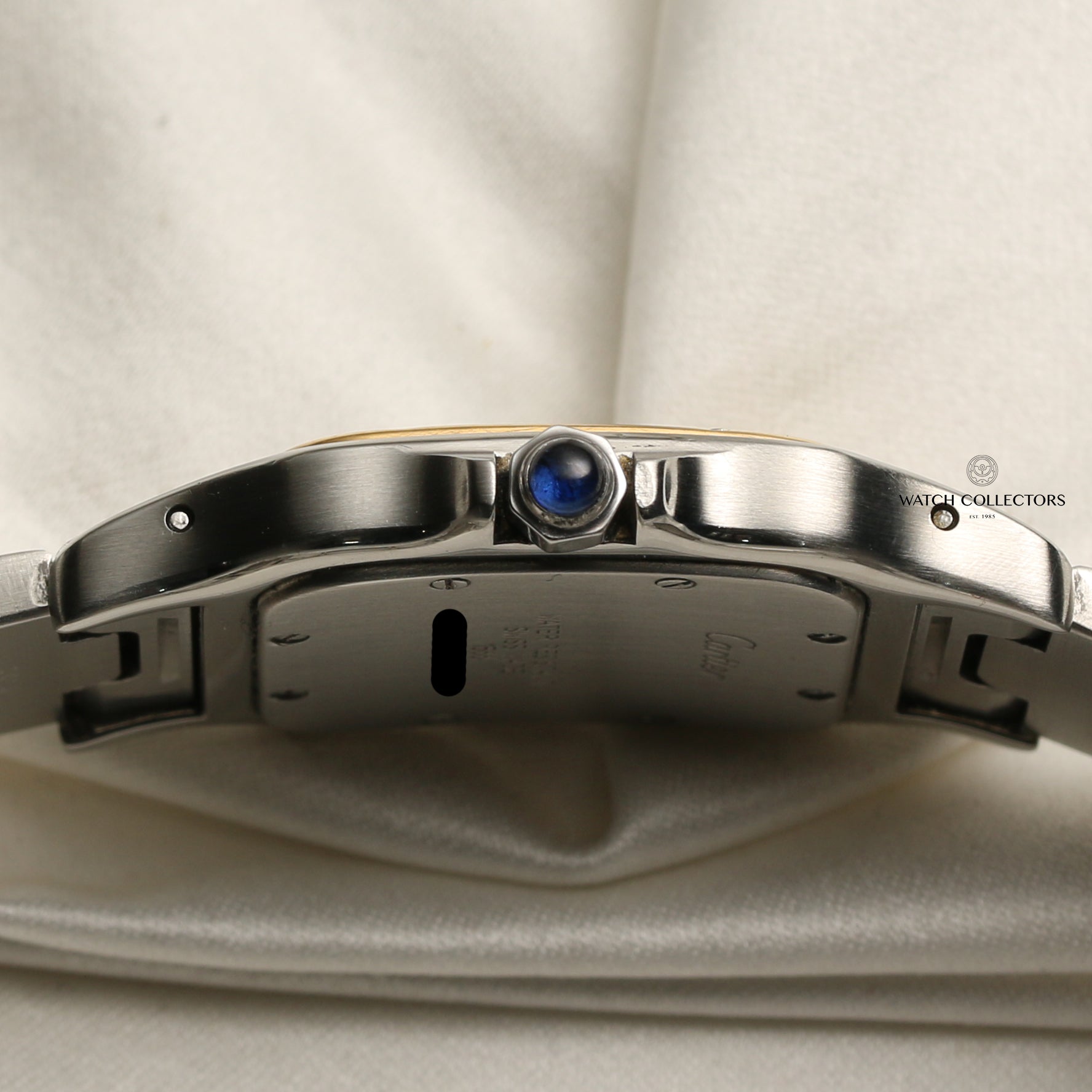 Cartier Tank Santos Steel & Gold Second Hand Watch Collectors 5