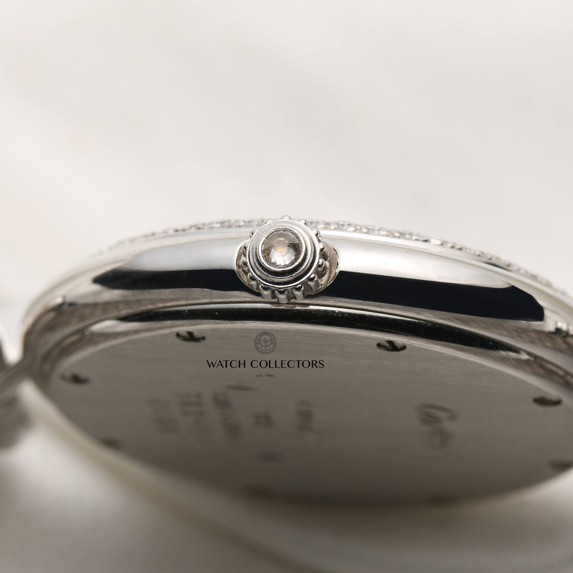 Cartier Vendome 18K White Gold Diamond Second Hand Watch Collectors 6