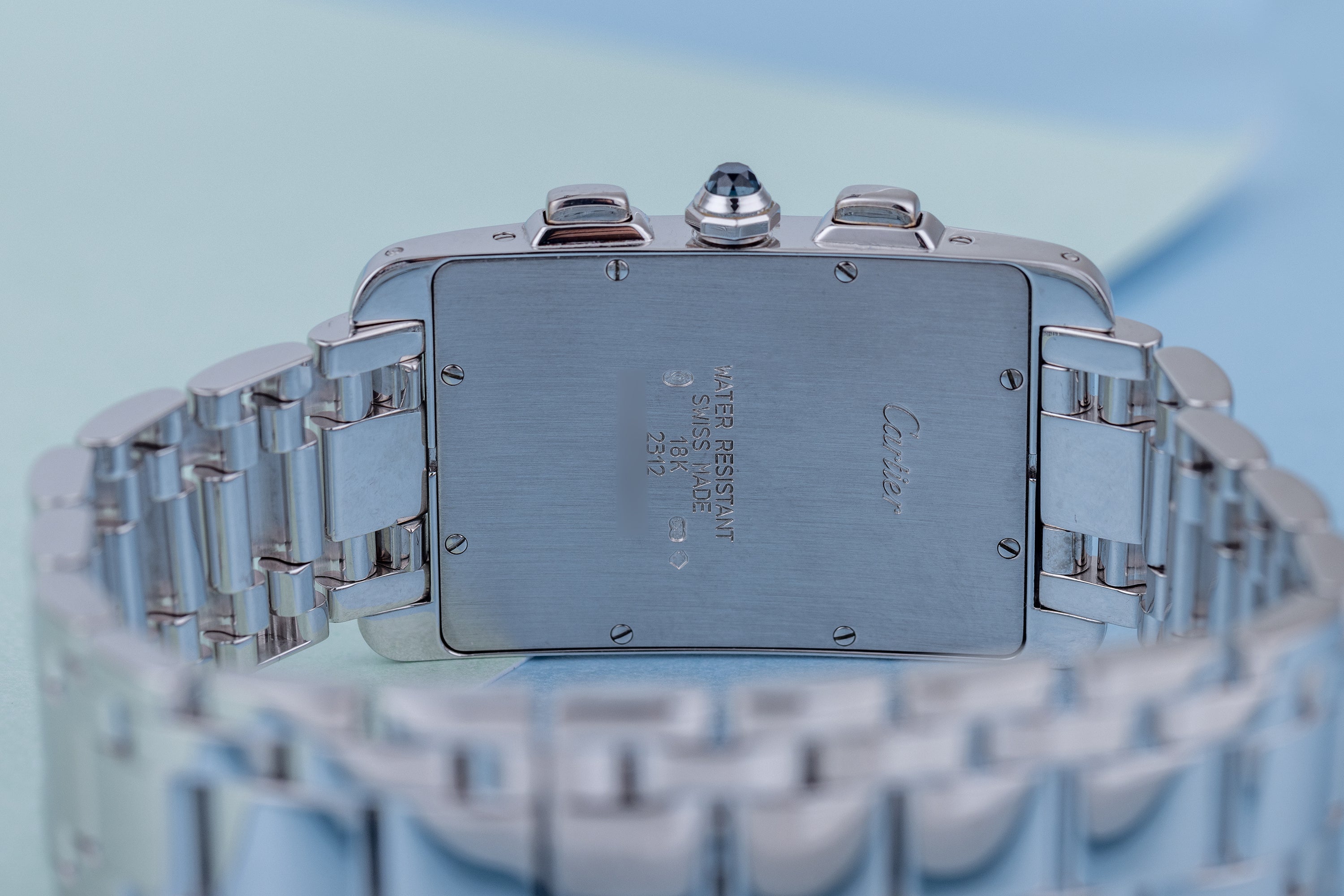 Cartier Tank Americaine Chronograph | REF. 2312 | Quartz | 18k White Gold