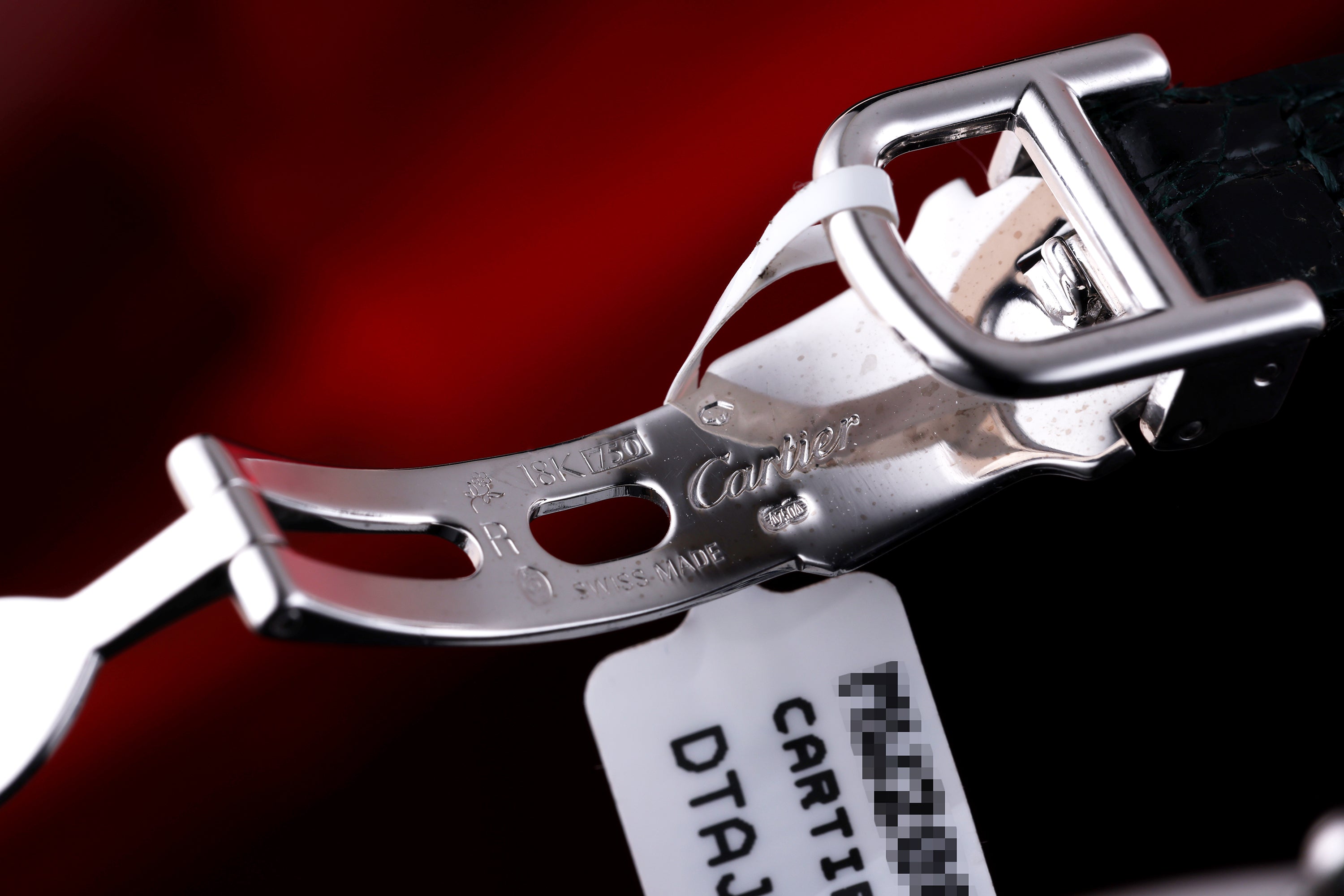 Cartier Tonneau | REF. 2711 | 18k White Gold | Diamond Bezel | Silver Dial