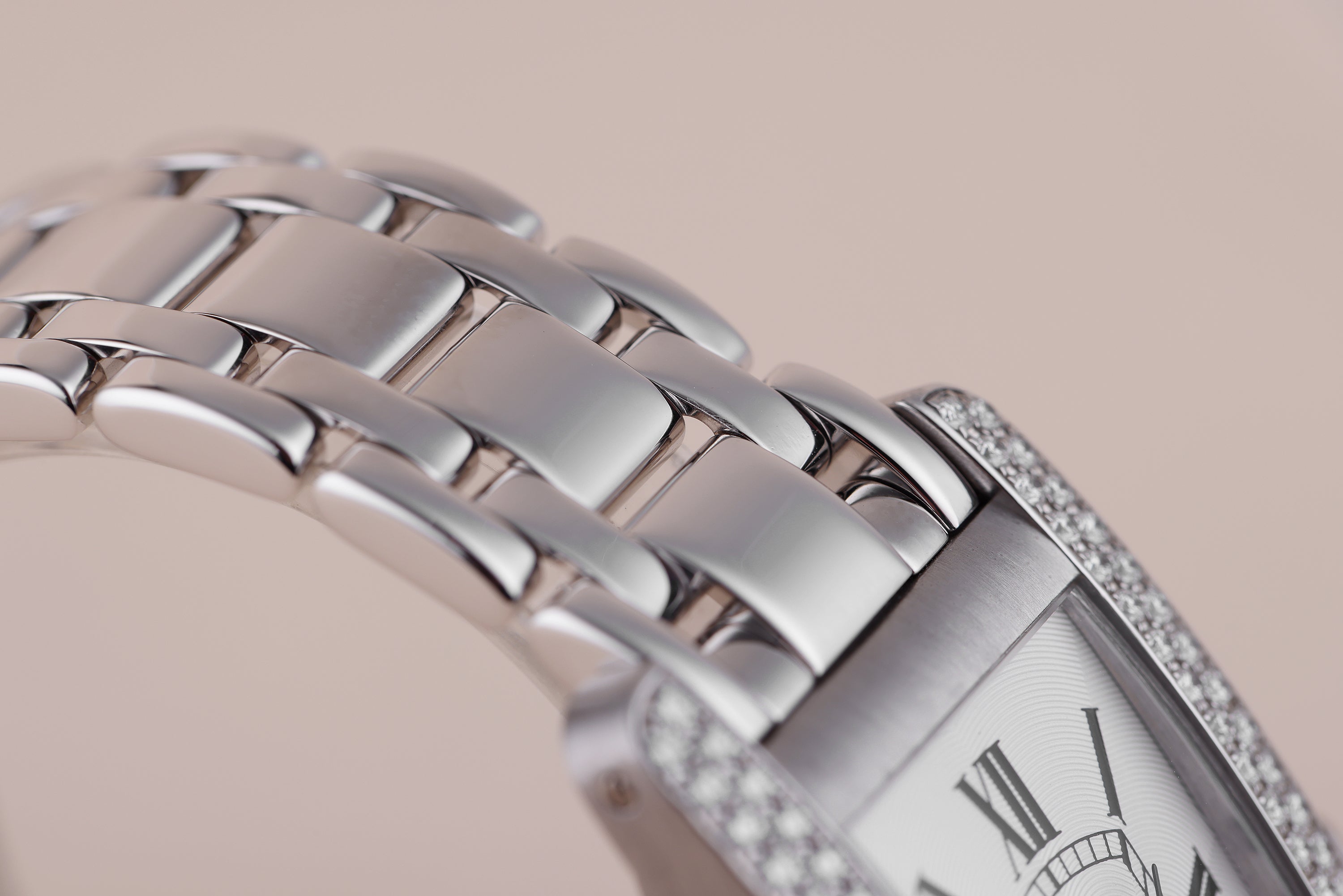 Cartier Tank Americaine | REF. 1726 | Double Row Diamond Bezel | 18k White Gold | 22.5mm