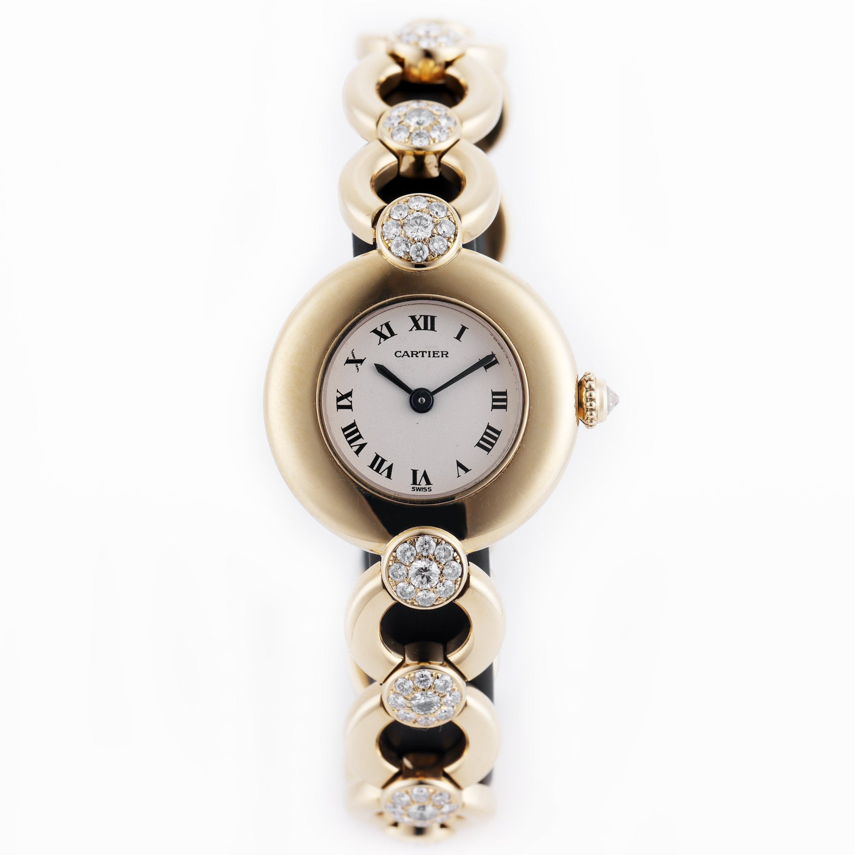 Cartier Colisee | REF. 1989 1 | 18k Yellow Gold | Diamond Bracelet | Roman Numeral Hours
