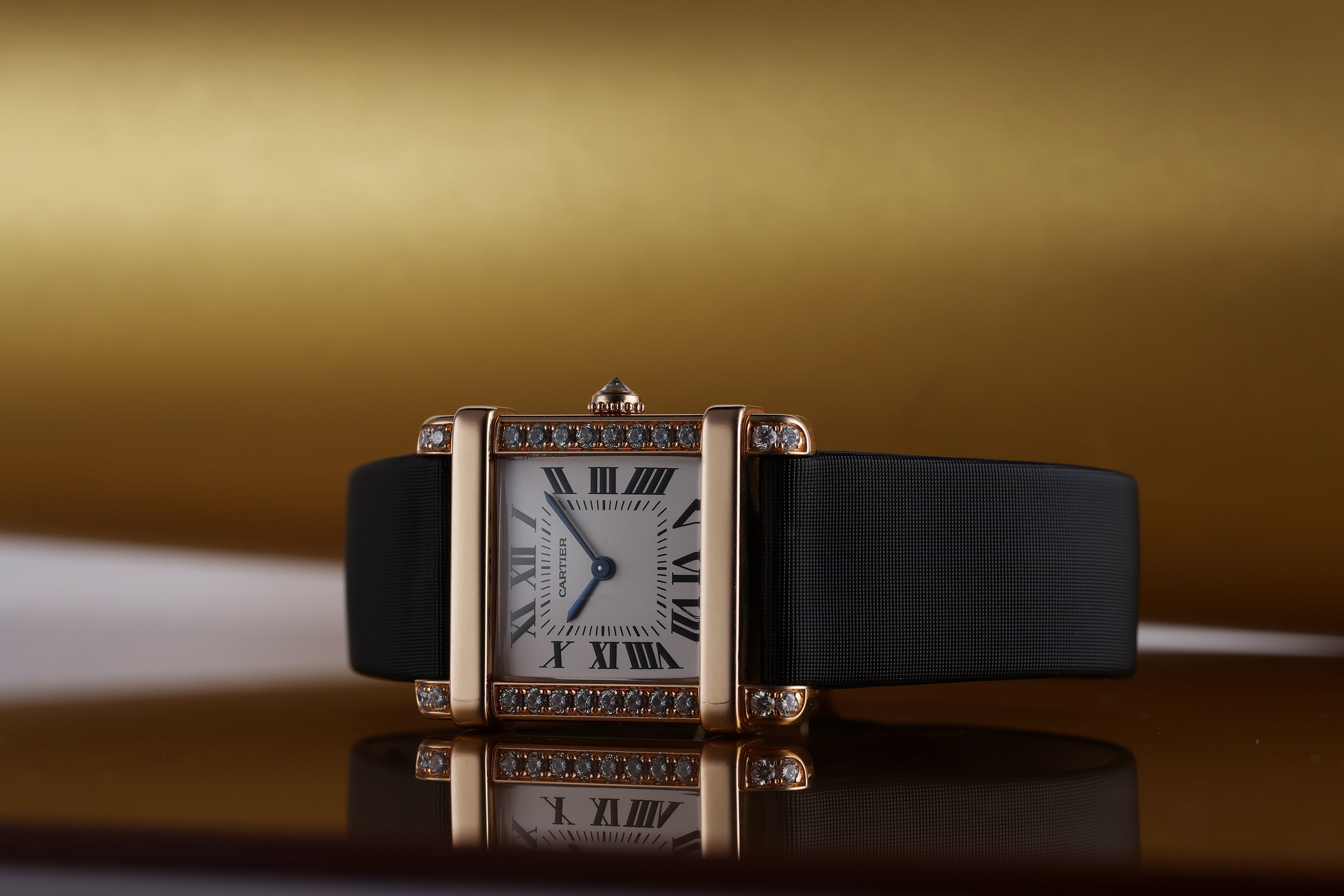 Cartier Tank Chinoise | REF. 2686 | Ladies Diamond Watch | 18k Rose Gold | Diamond Bezel & Shoulders