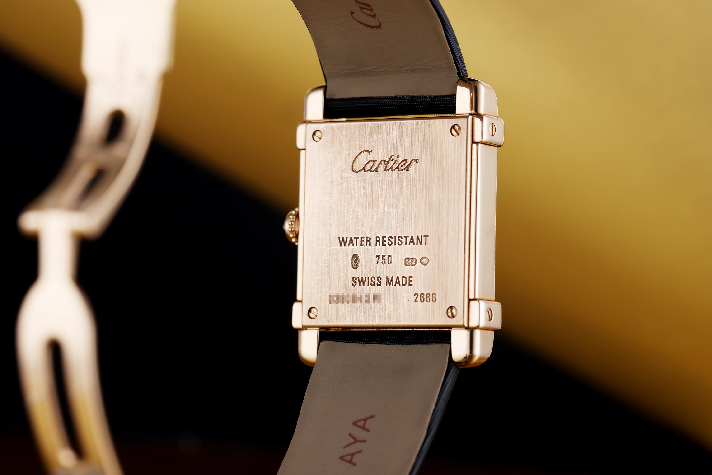 Cartier Tank Chinoise | REF. 2686 | Ladies Diamond Watch | 18k Rose Gold | Diamond Bezel & Shoulders