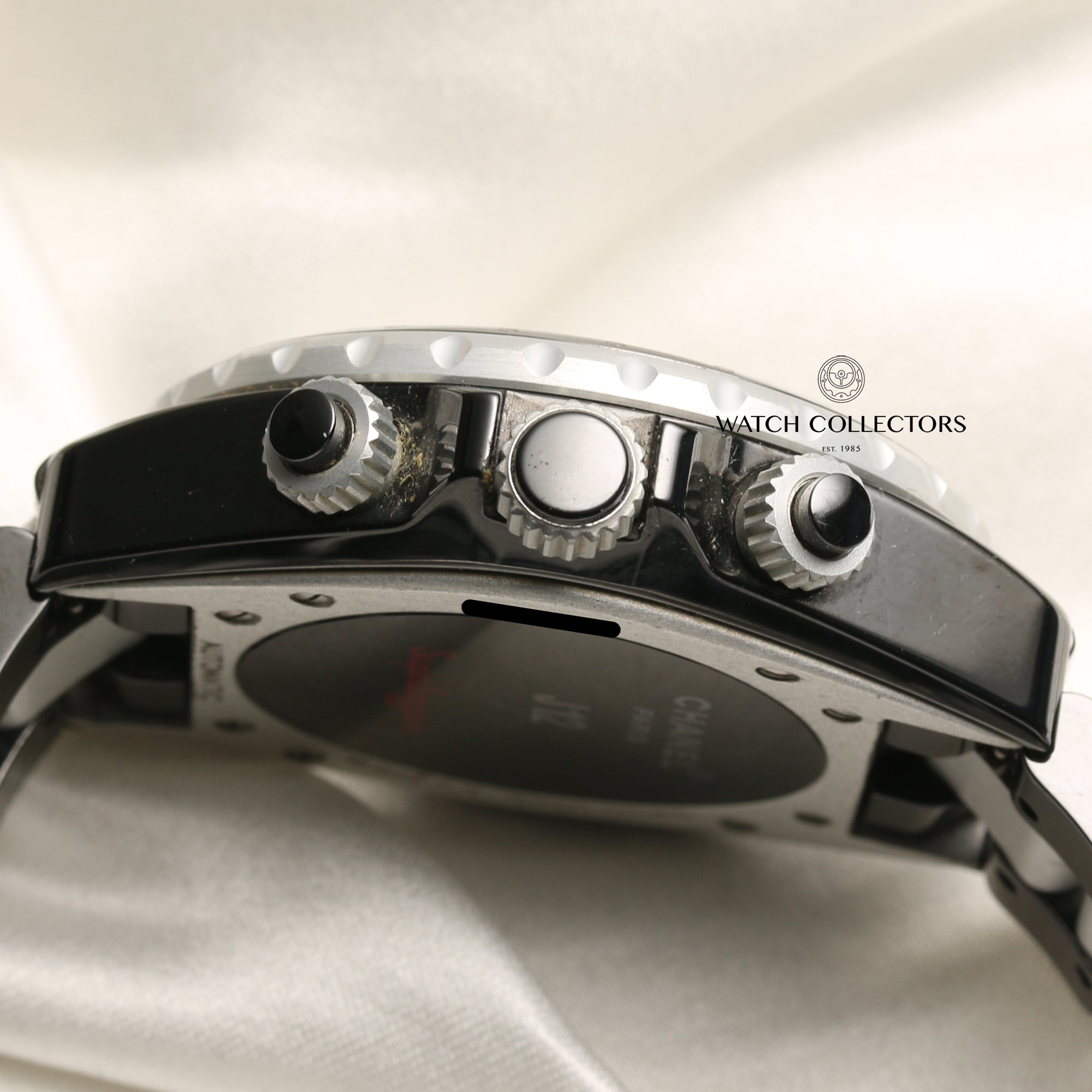 Chanel J12 Super Leggera Black Ceramic Second Hand Watch Collectors 4