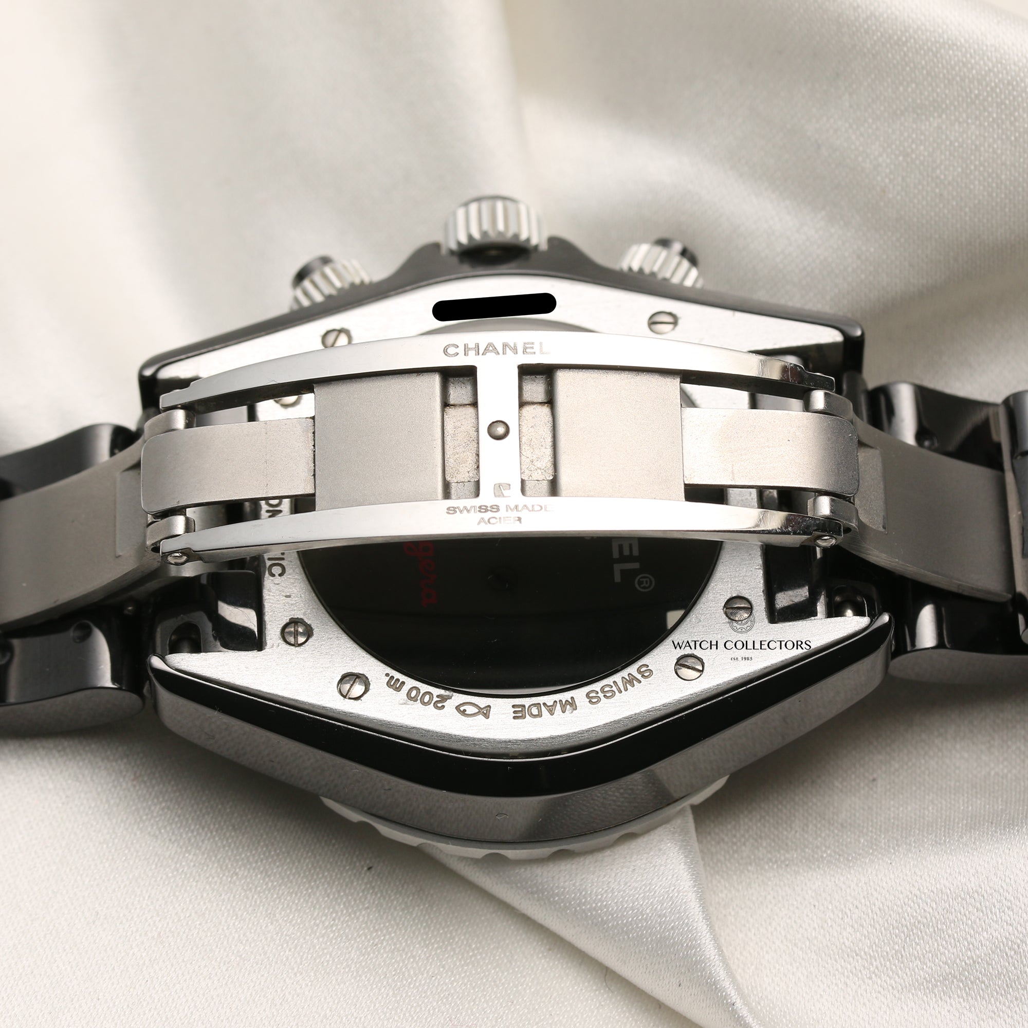 Chanel J12 Super Leggera Black Ceramic Second Hand Watch Collectors 6