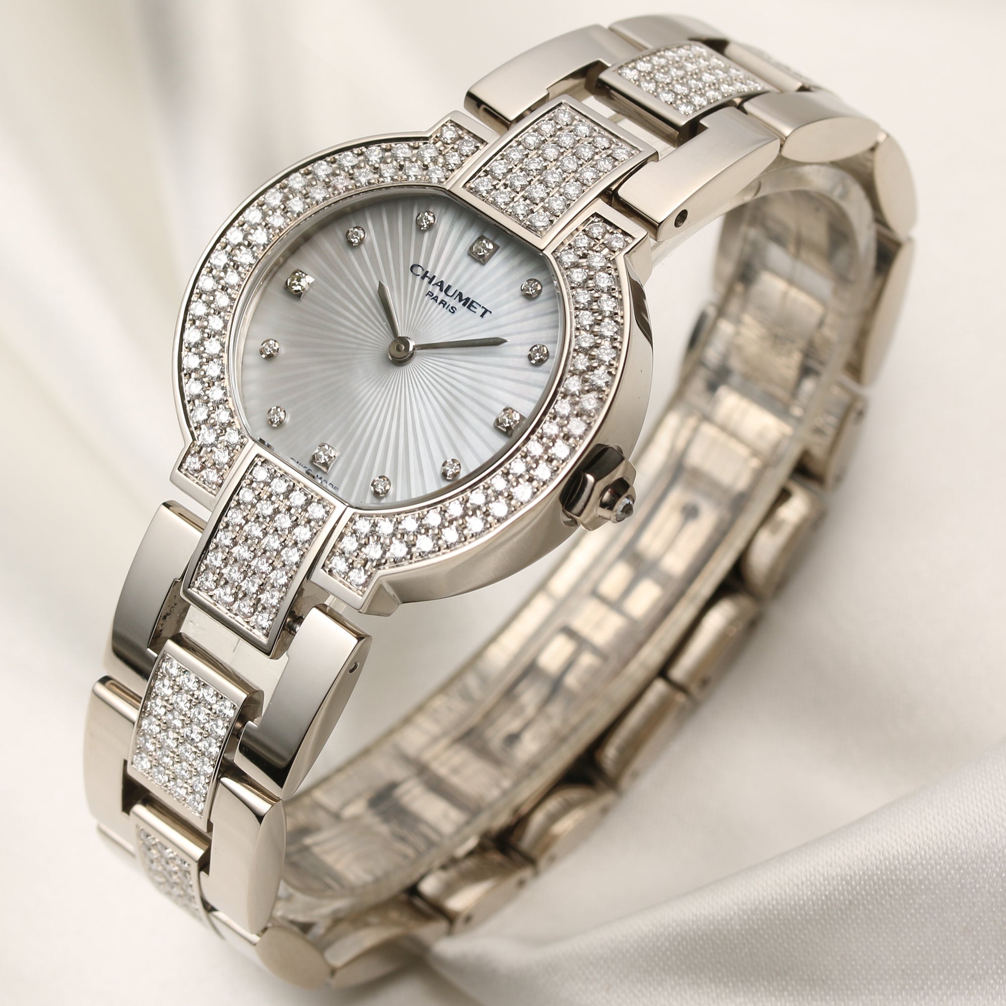 Chaumet Diamond MOP Second Hand Watch Collectors 3