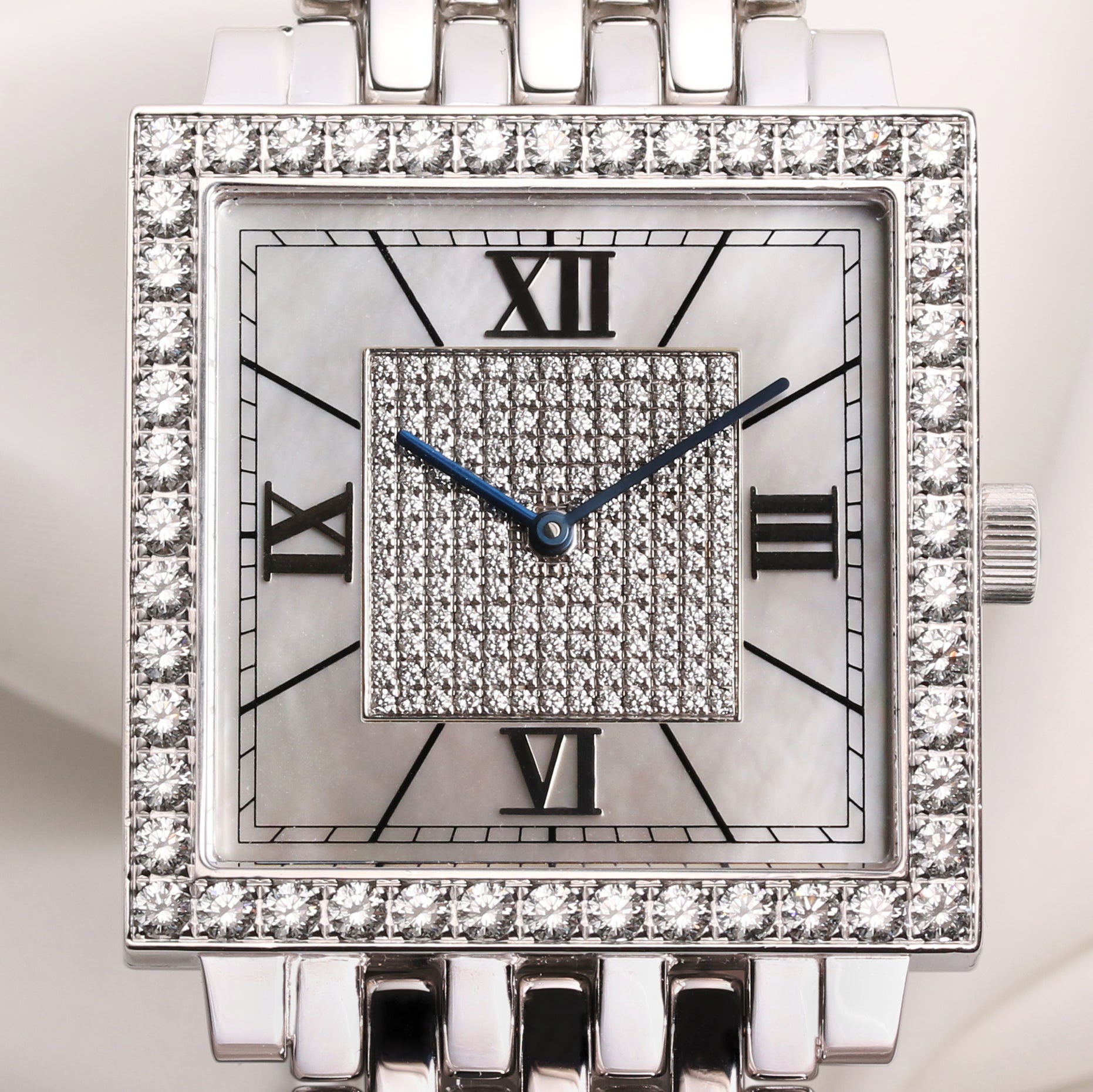 Chopard 14-3540-8-20 Mother Of Pearl Diamond 18K White Gold Second Hand Watch Collectors 2