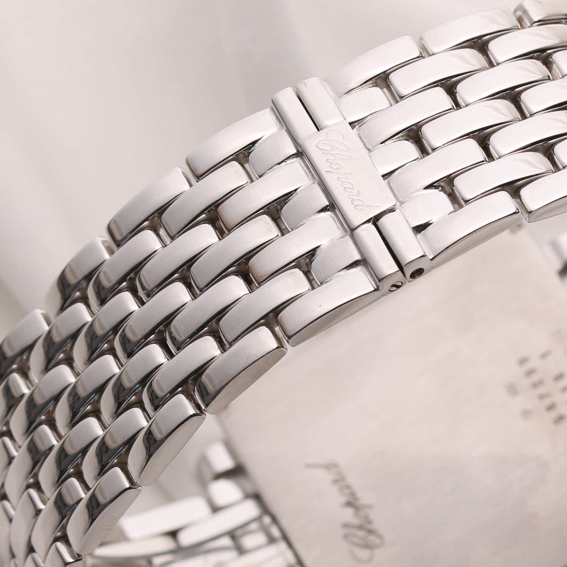 Chopard 14-3540-8-20 Mother Of Pearl Diamond 18K White Gold Second Hand Watch Collectors 7