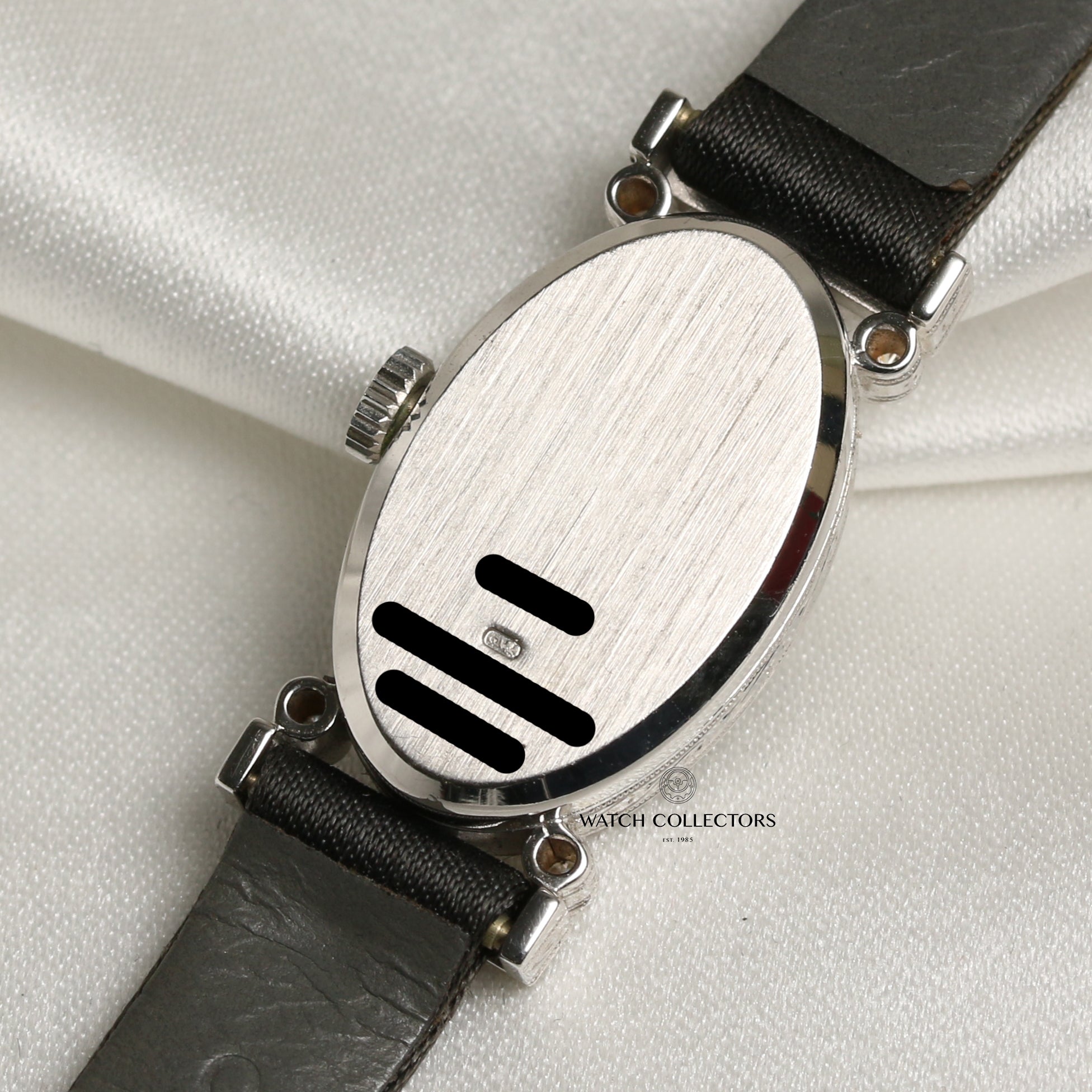 Chopard 18K White Gold Diamond & Sapphire Second Hand Watch Collectors 5