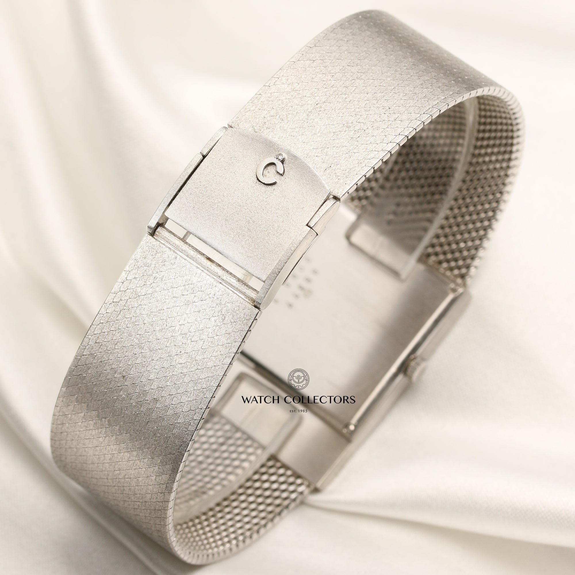 Chopard 18K White Gold Lapiz Pave Diamond Second Hand Watch Collectors 7