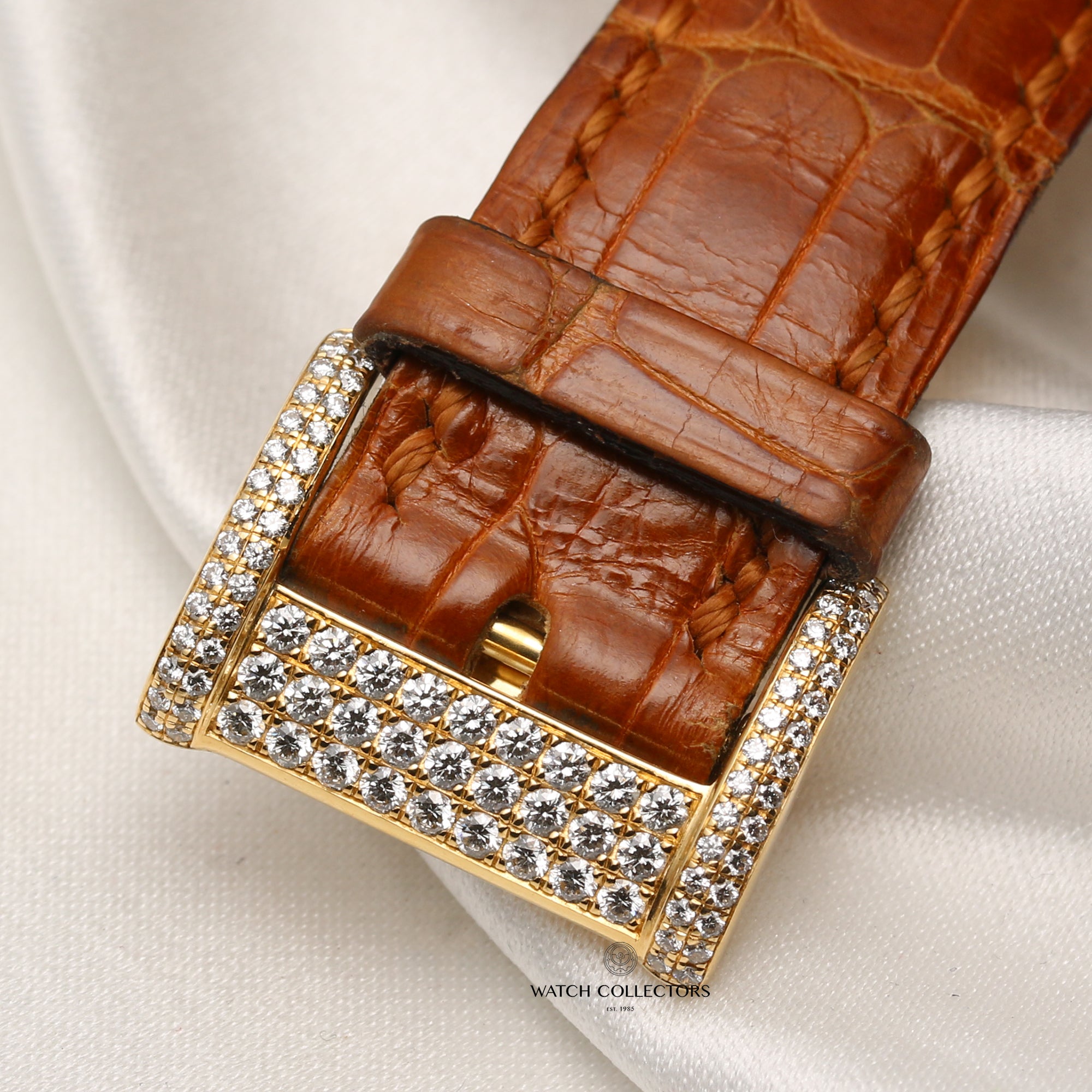 Chopard Elton John Aids Foundation Chronograph 18K Yellow Gold Pave Diamond Second Hand Watch Collectors 10