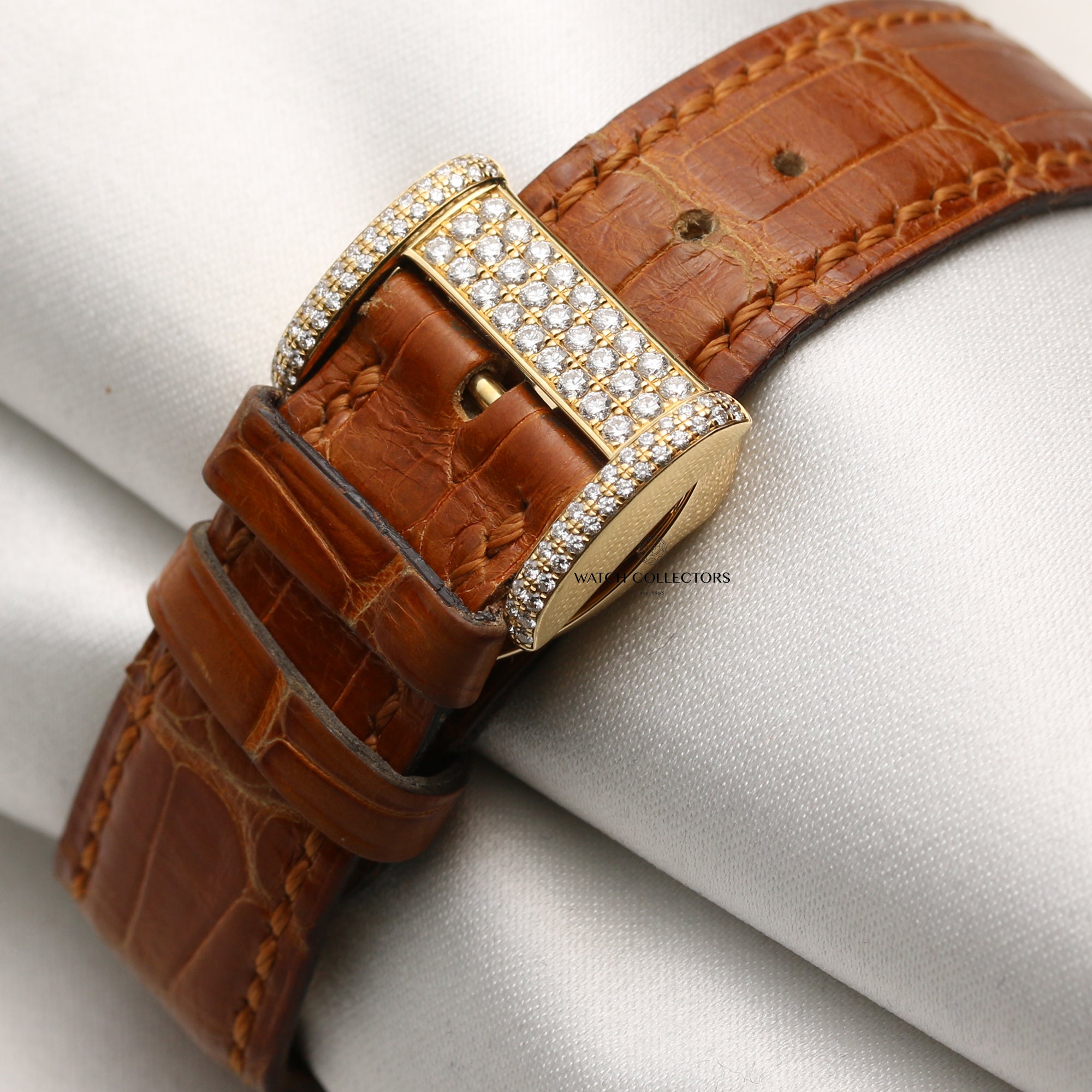 Chopard Elton John Aids Foundation Chronograph 18K Yellow Gold Pave Diamond Second Hand Watch Collectors 7