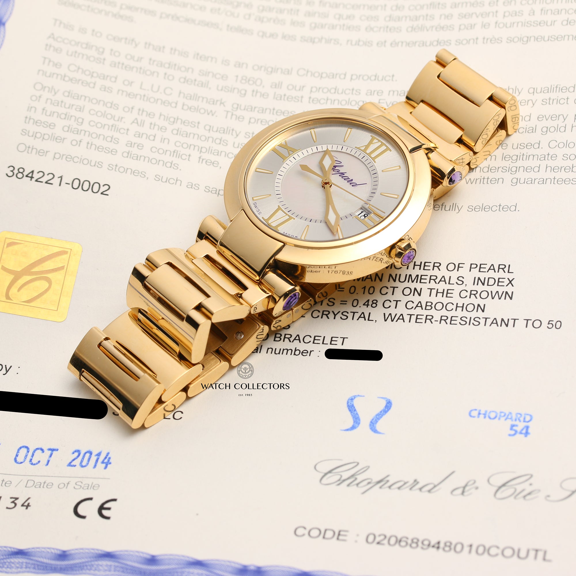 Chopard Imperiale 18K Yellow Gold Second Hand Watch Collectors 11