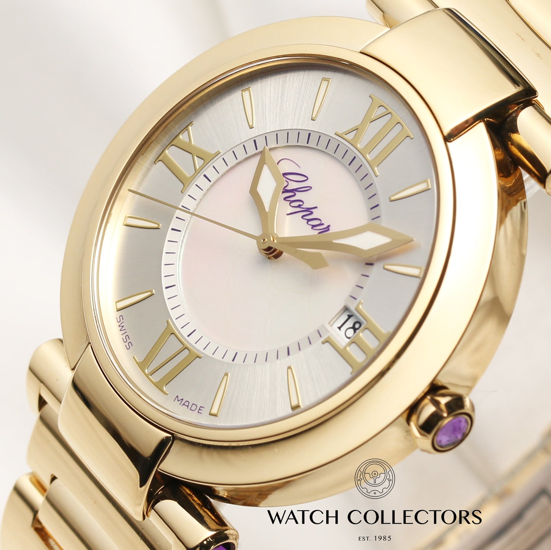 Chopard Imperiale 18K Yellow Gold Second Hand Watch Collectors 4