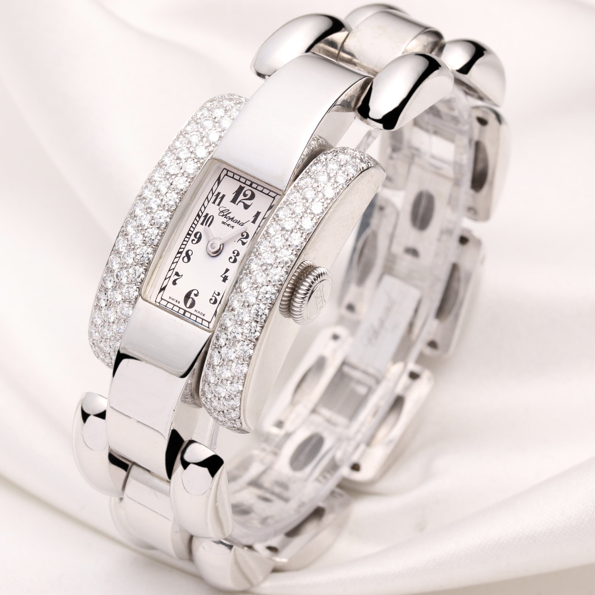 Chopard La Strada 433 1 18K White Gold Diamond Second Hand Watch Collectors 3