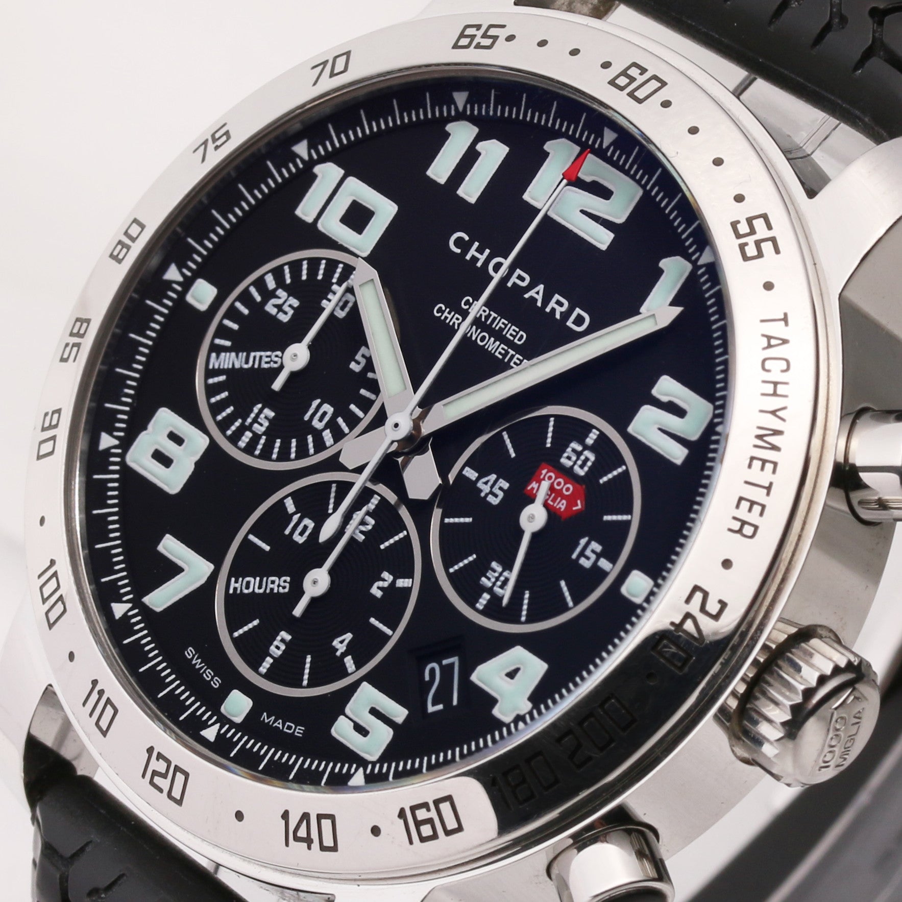 Chopard Mille Miglia 8920 Stainless Steel Second Hand Watch Collectors 4