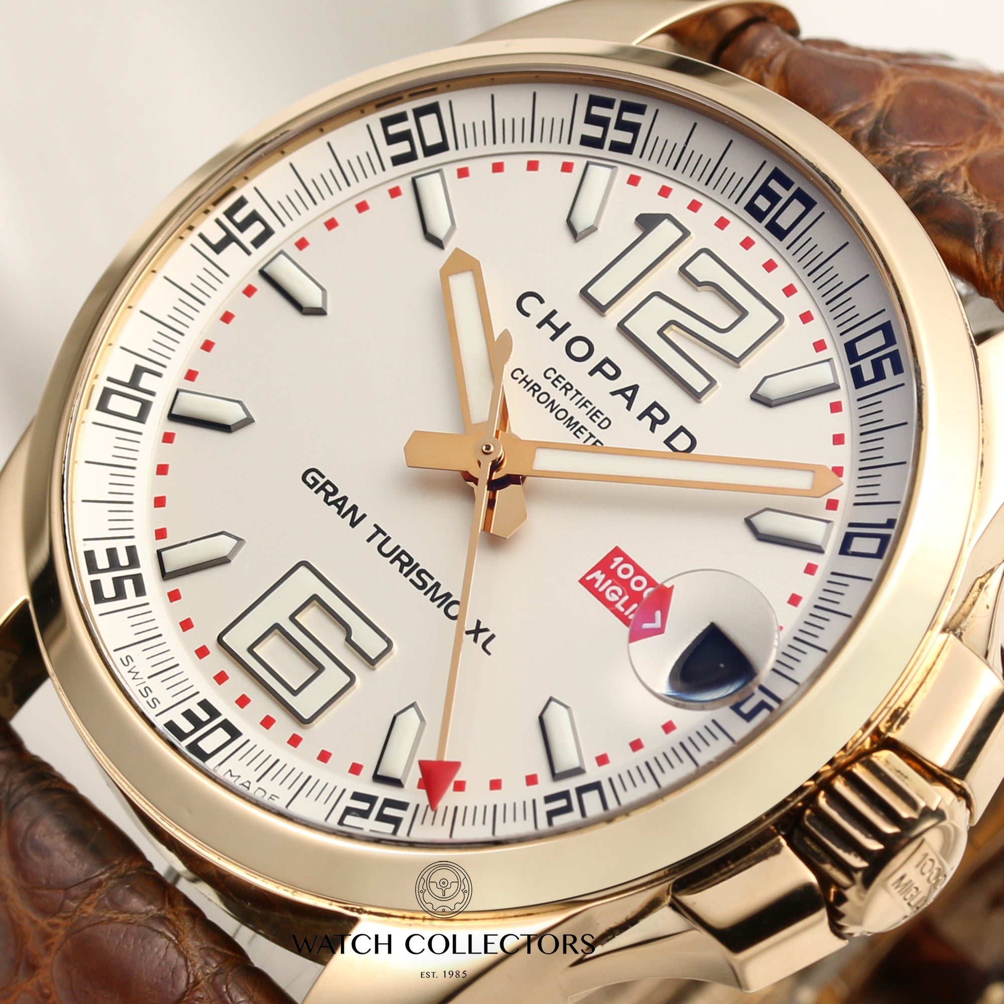 Chopard Mille Miglia Gran Turismo XL 18K Rose Gold Second Hand Watch Collectors 4