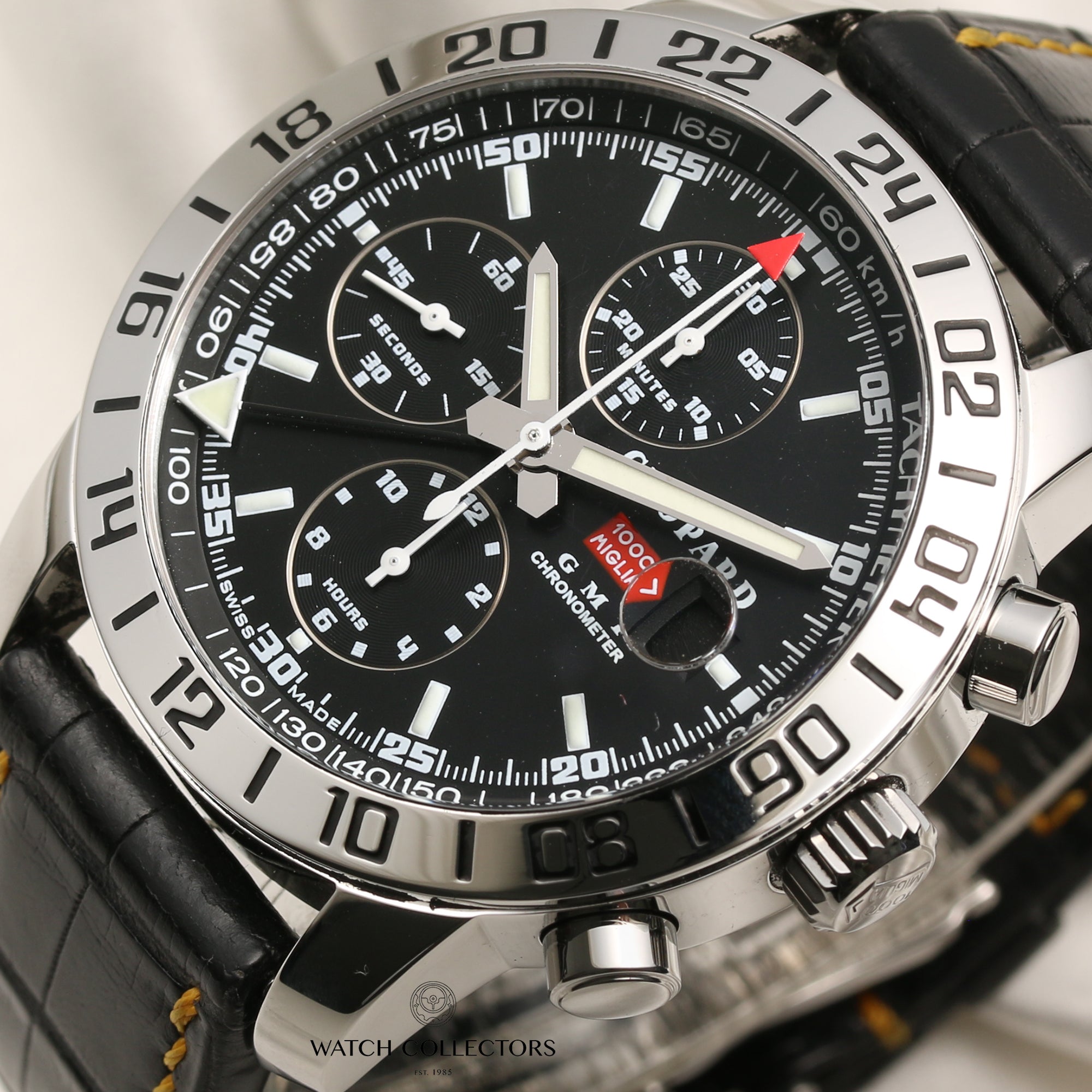 Chopard Mille Miglia Stainless Steel Second Hand Watch Collectors 4