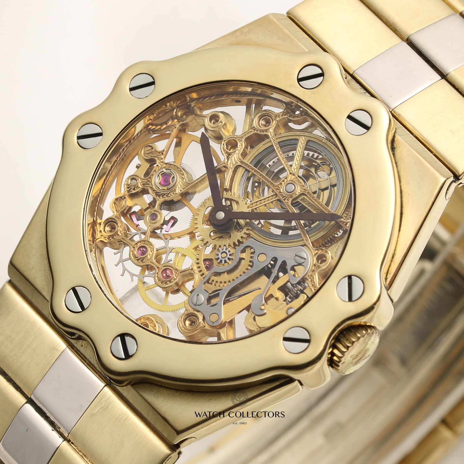 Chopard St Moriz 18K Yellow & White Gold Second Hand Watch Collectors 4