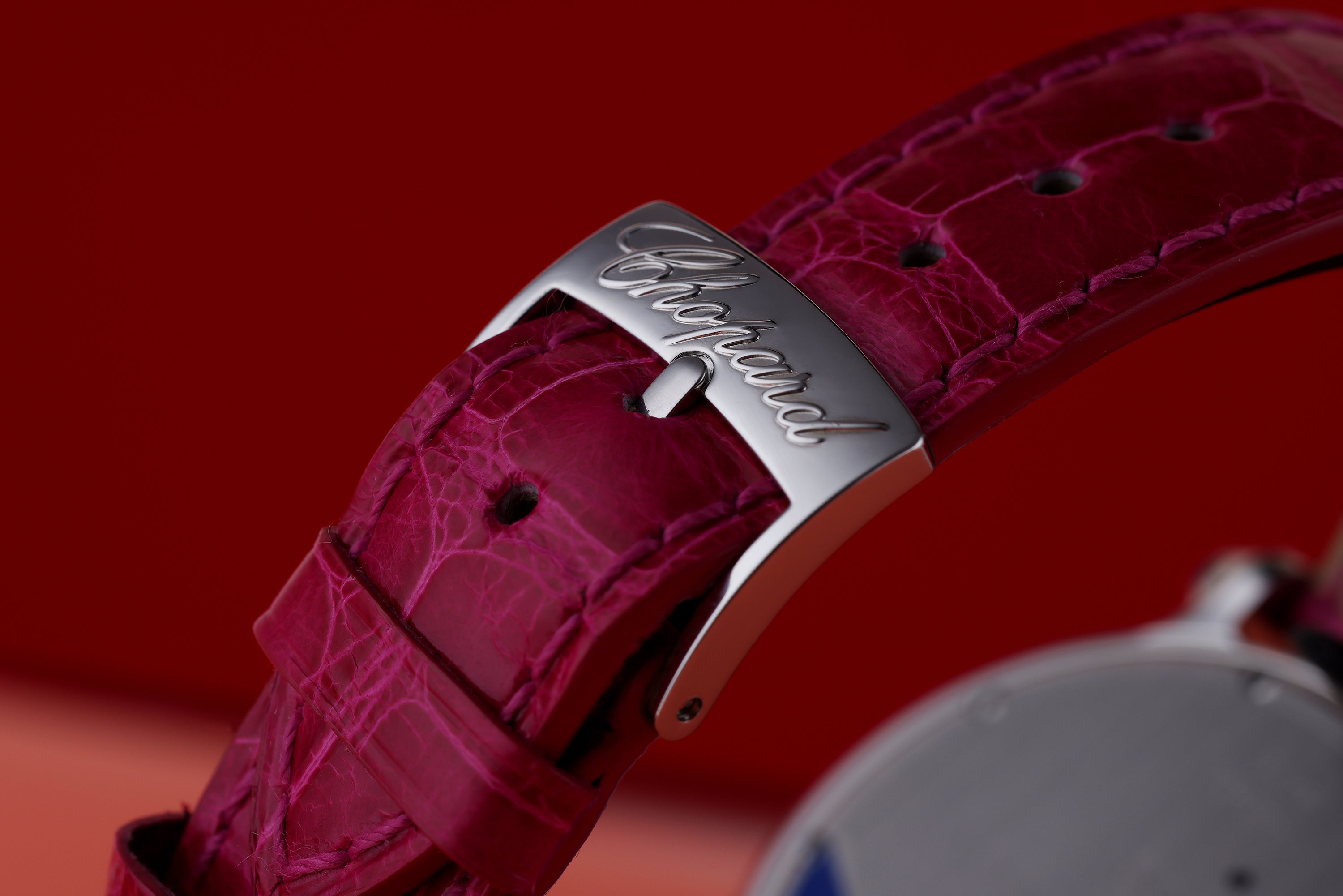 Chopard Happy Sport | REF. 8475 | Limited Edition - 500 pieces | Stainless Steel | Diamond Bezel, Diamond & Ruby Floating Hearts