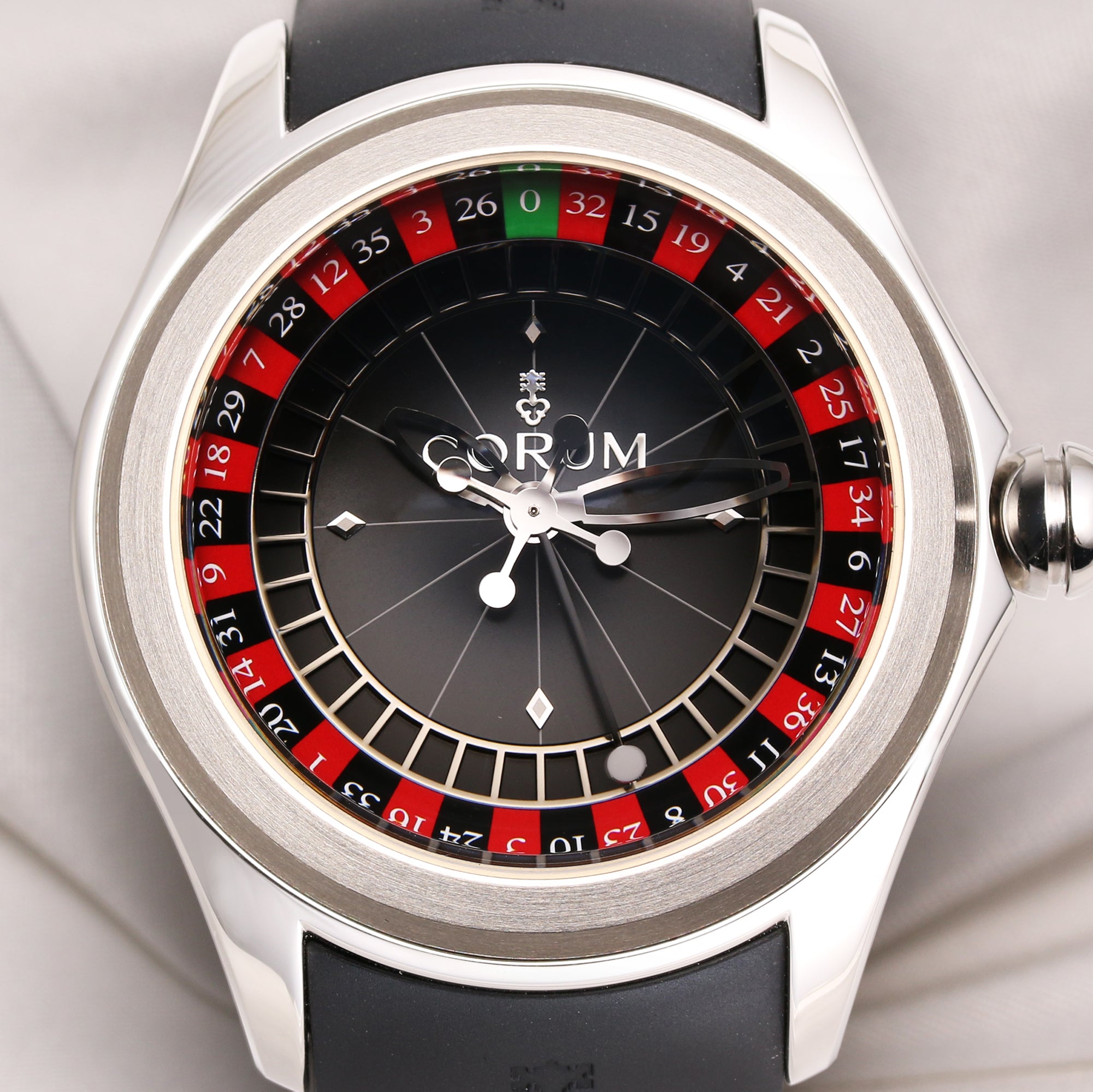 Corum 082.310.20 0371 CA01 Roulette Stainless Steel Second hand Watch Collectors 2