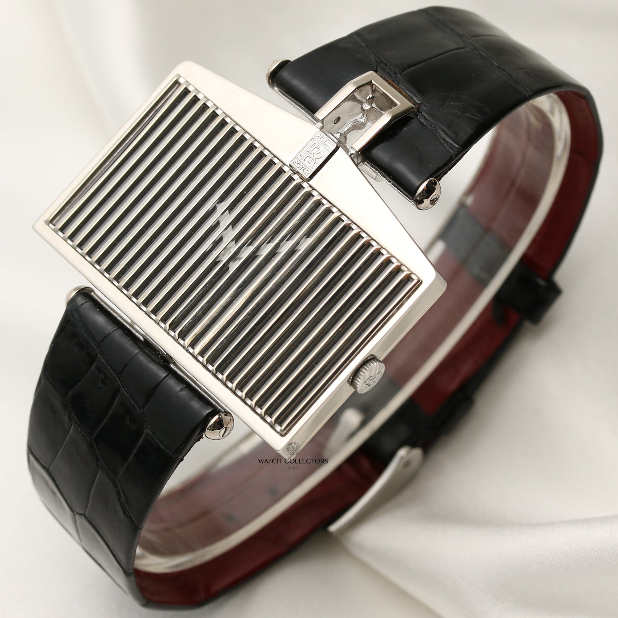 Corum Rolls Royce 55585 18K White Gold Second Hand Watch Collectors 3