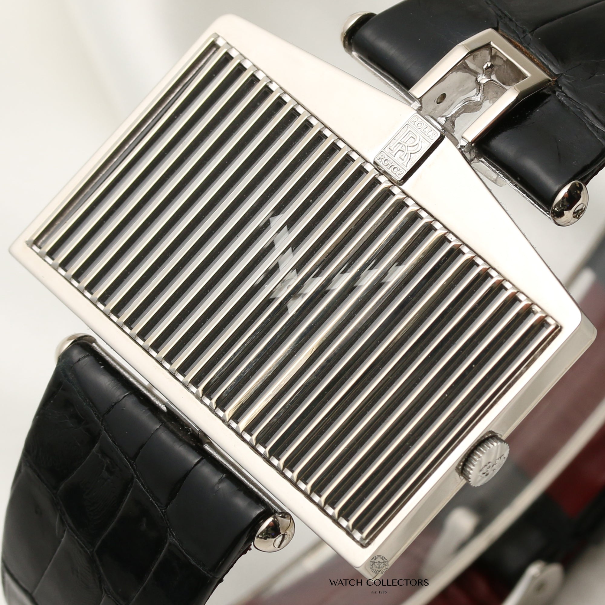 Corum Rolls Royce 55585 18K White Gold Second Hand Watch Collectors 4