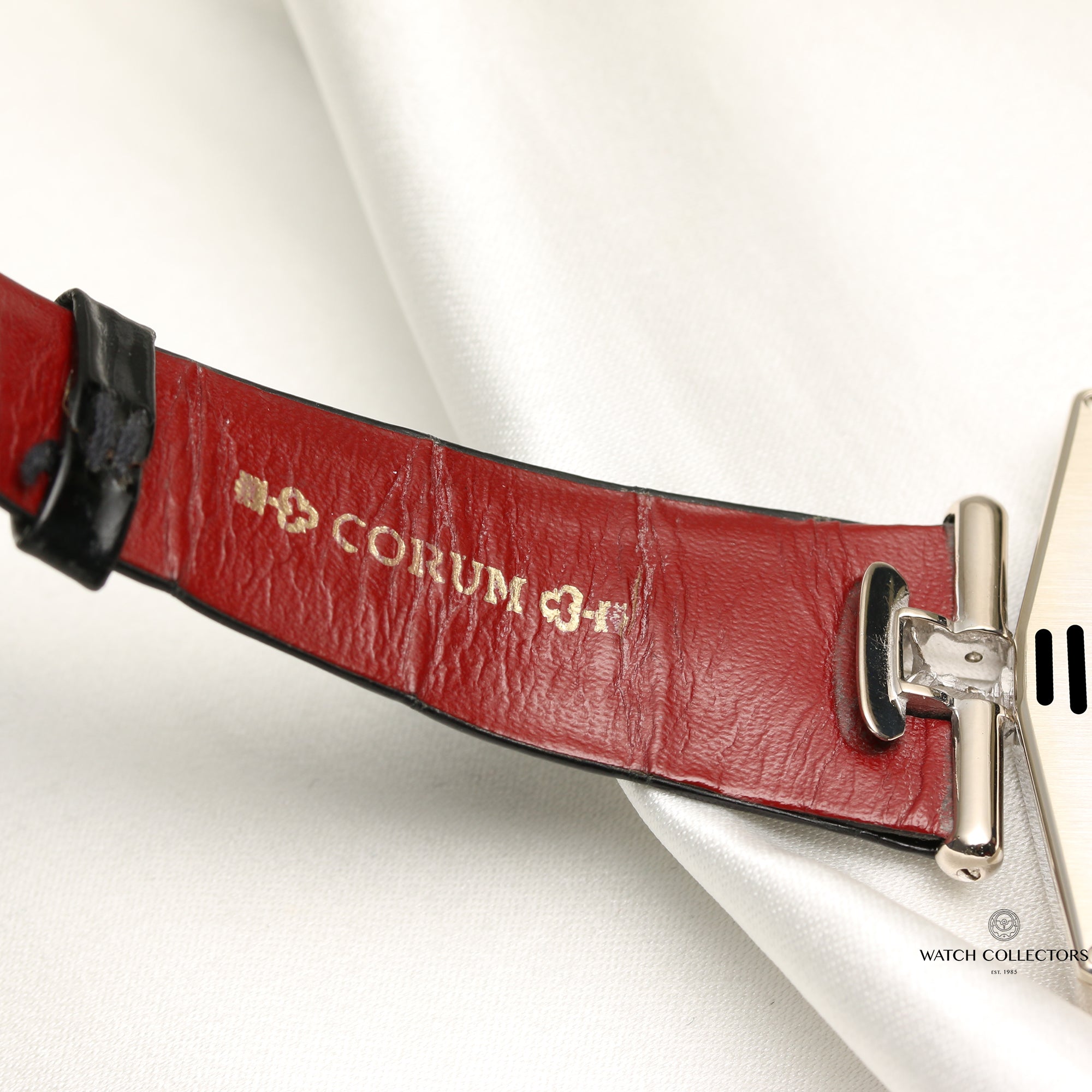 Corum Rolls Royce 55585 18K White Gold Second Hand Watch Collectors 7