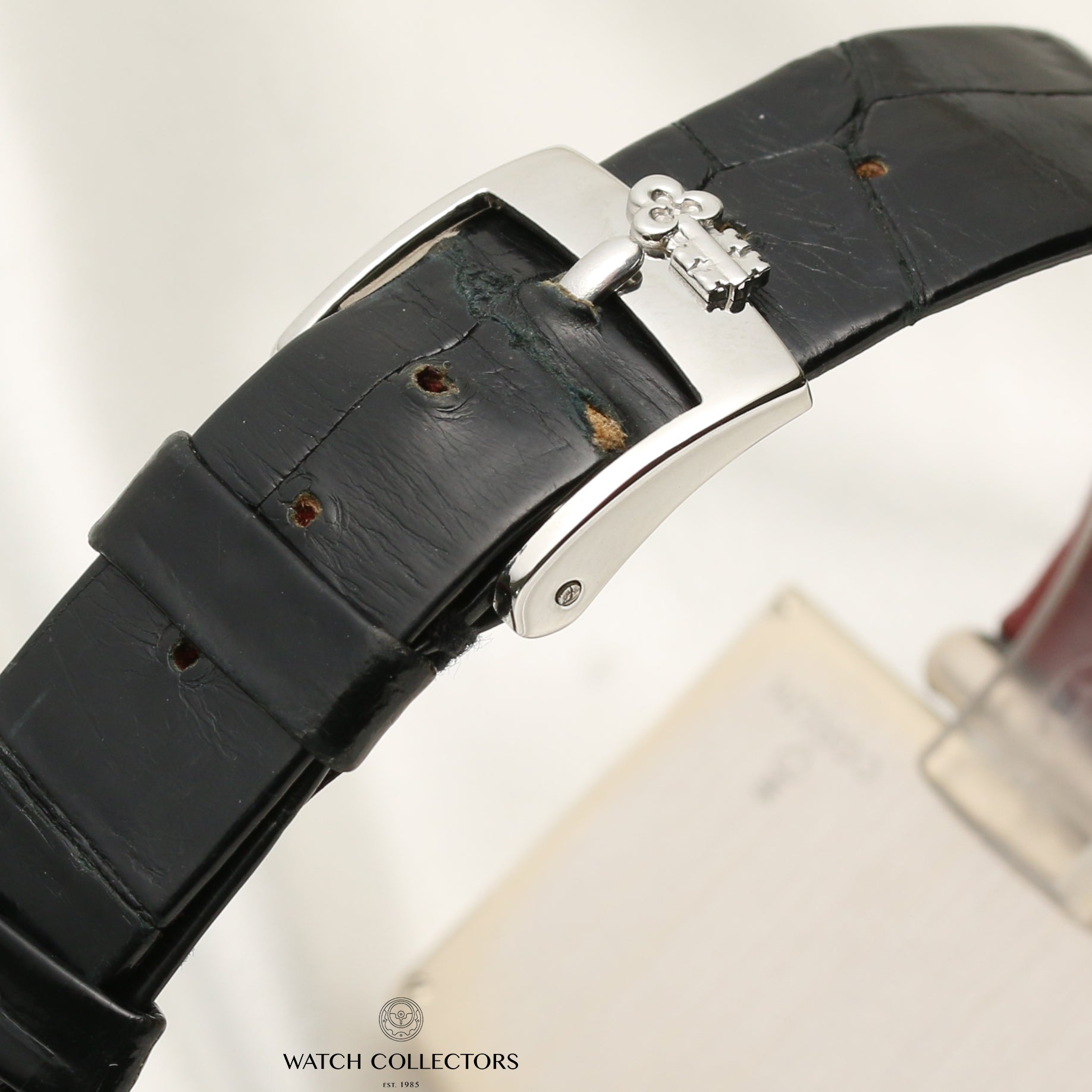 Corum Rolls Royce 55585 18K White Gold Second Hand Watch Collectors 9