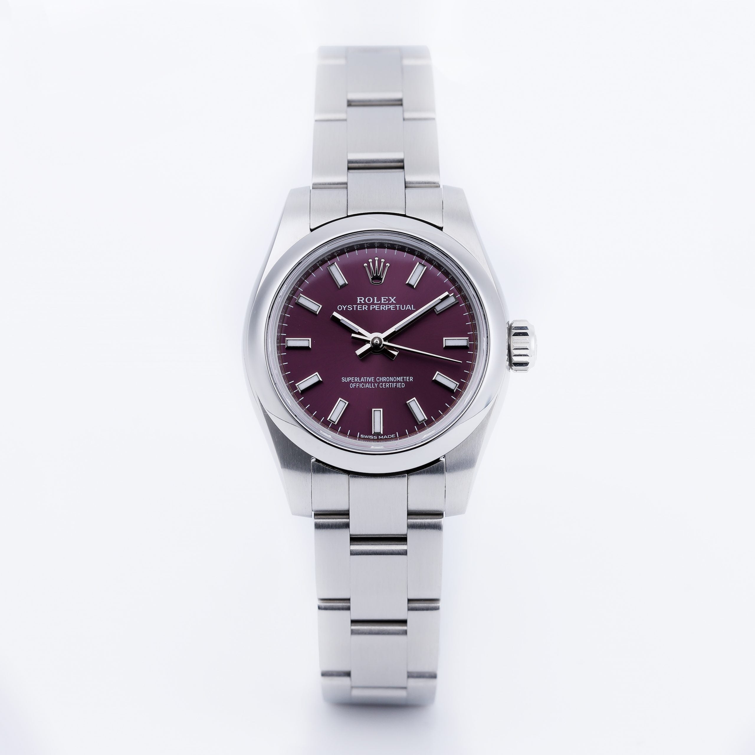 Lady oyster perpetual 26mm steel price Clearance