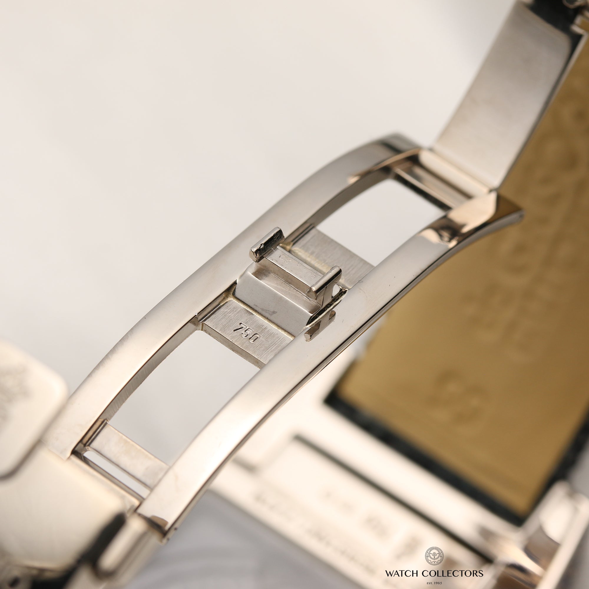 De Grisogrono Instrumento 18K White Gold Topaz & Sapphire Set Dial & Case 006387 Second Hand Watch Collectors 7