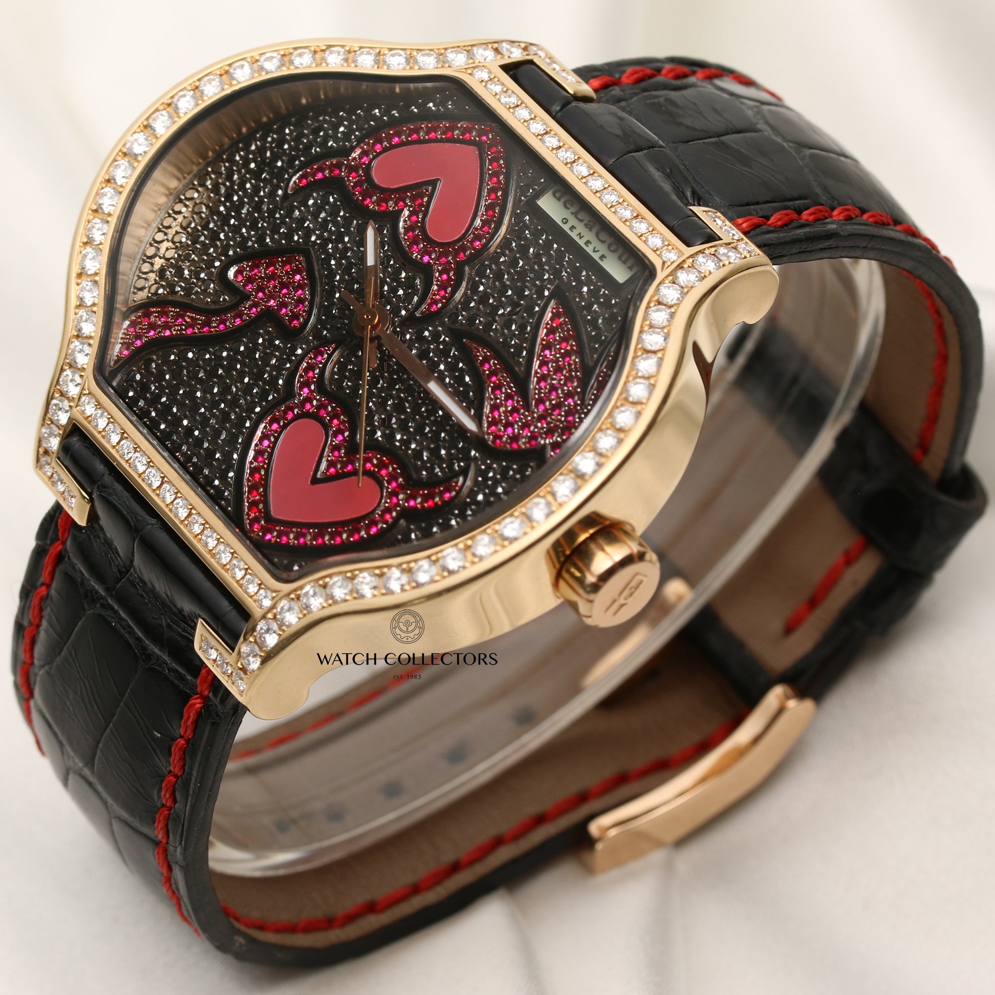 Delacour City Attitude Hell 18K Rose Gold 1088 Second Hand Watch Collectors 2