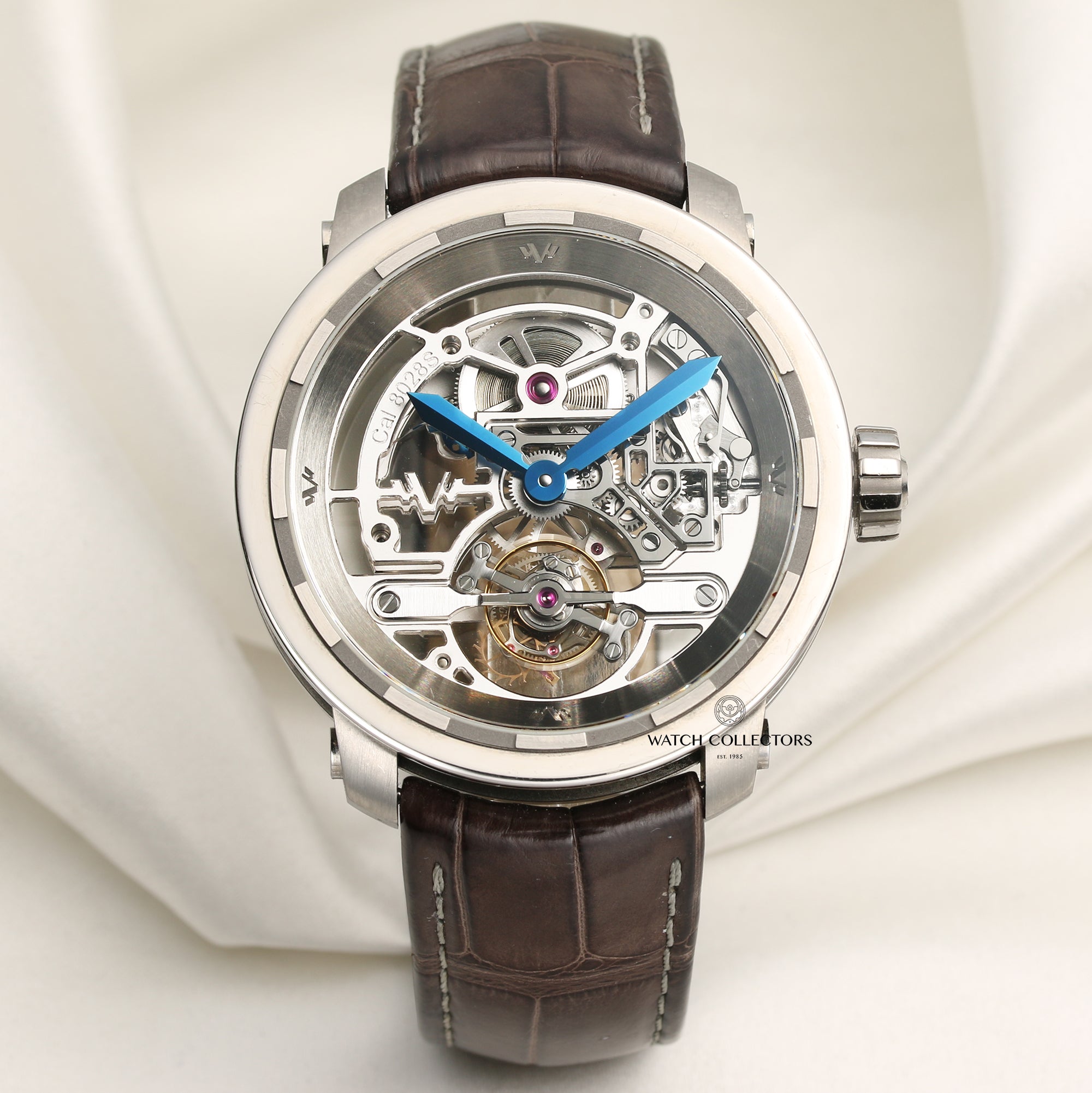 Dewitt Titatinium Skeleton Tourbillon Second Hand Watch Collectors 1