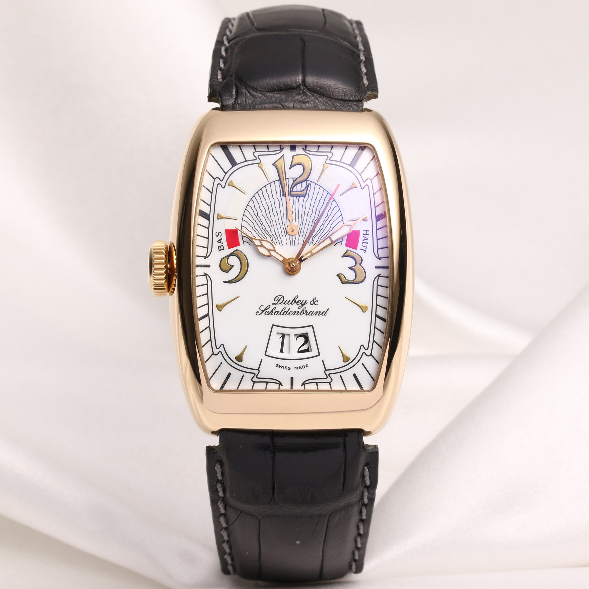 Dubey & Schaldenbrand Aerodyn Vintage Caprice 18k Yellow Gold Second Hand Watch Collectors 1