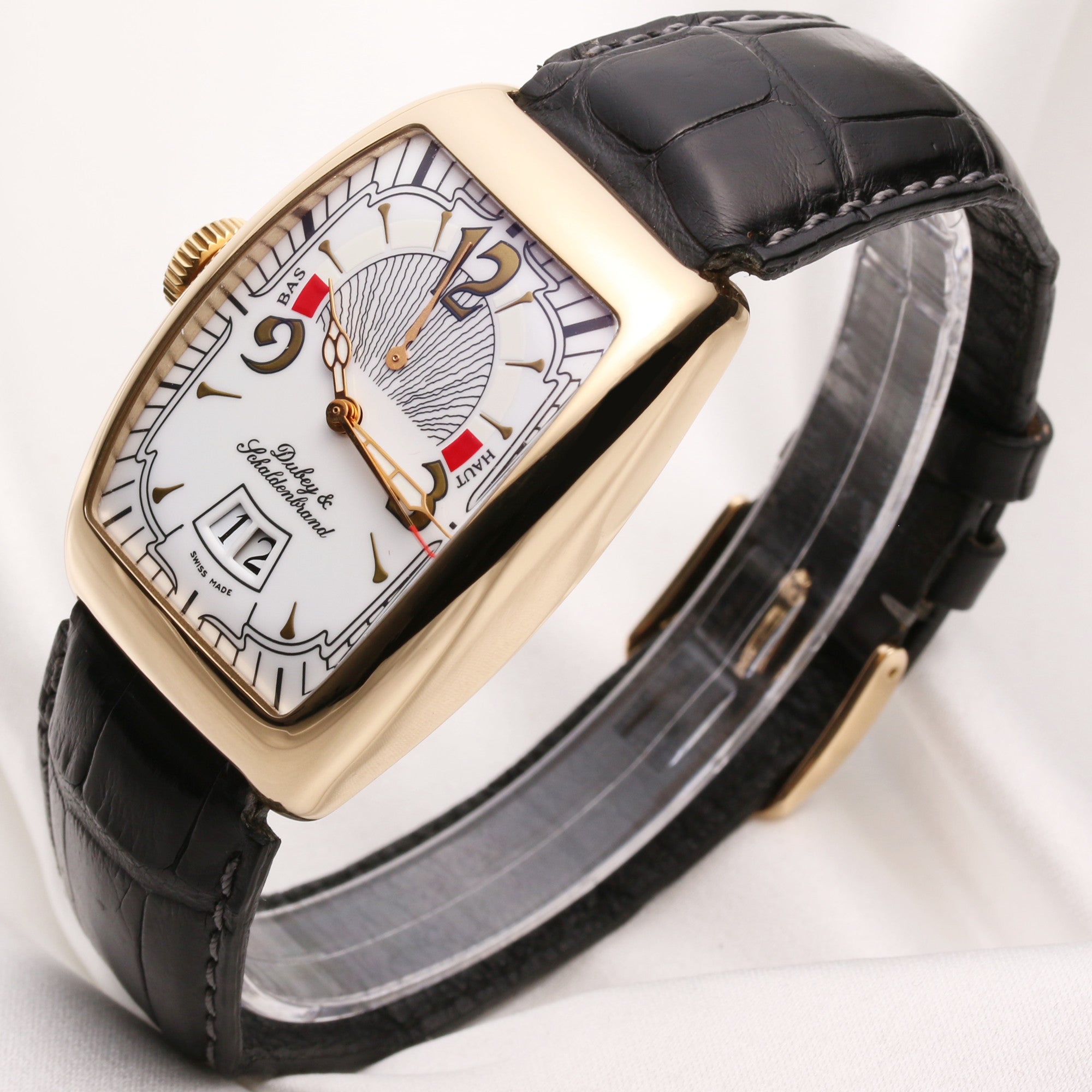 Dubey & Schaldenbrand Aerodyn Vintage Caprice 18k Yellow Gold Second Hand Watch Collectors 3