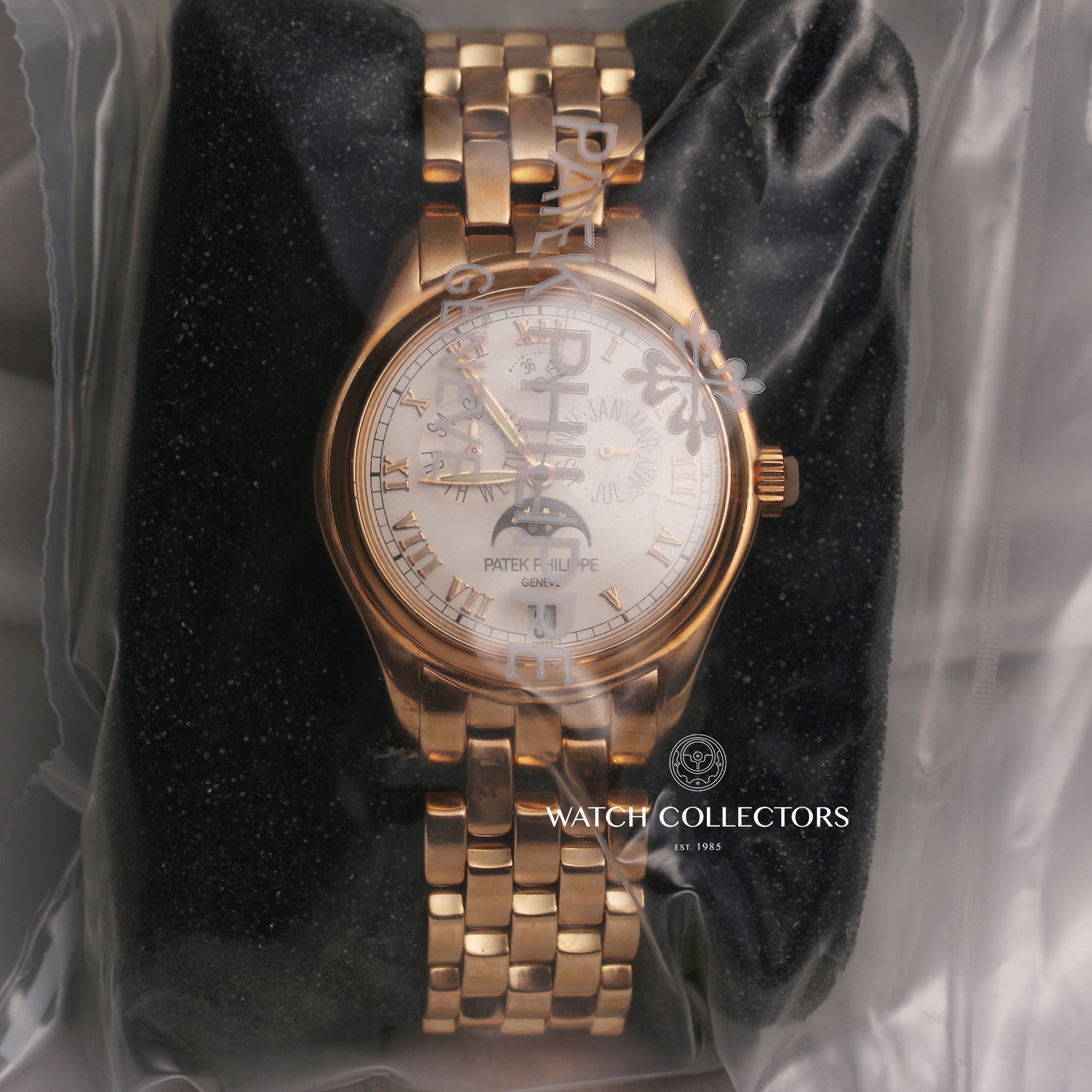 Factory-Service-Sealed-Patek-Philippe-5036-1R-010-Annual-Calendar-Complications-Moonphase-18k-Rose-Gold-Second-Hand-Watch-Collectors-1