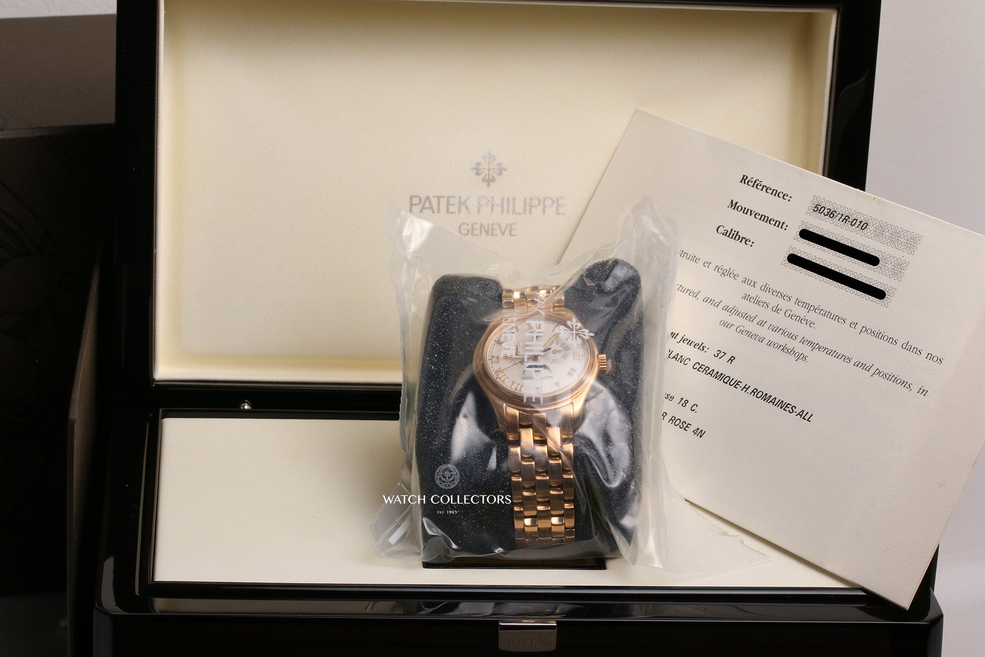 Factory-Service-Sealed-Patek-Philippe-5036-1R-010-Annual-Calendar-Complications-Moonphase-18k-Rose-Gold-Watch-Collectors-3